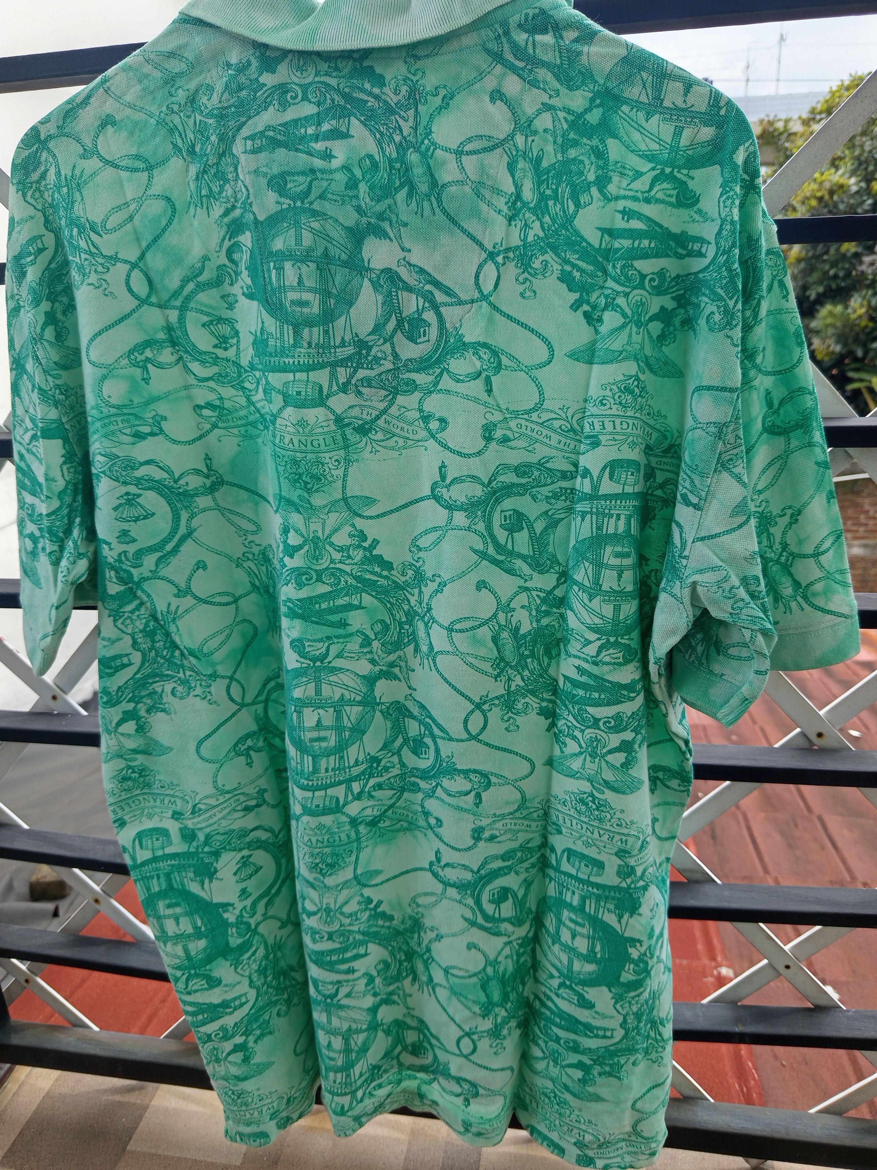 Wrangler Wrangler All Over Print Polo Shirt Size US XL / EU 56 / 4 - 7 Thumbnail