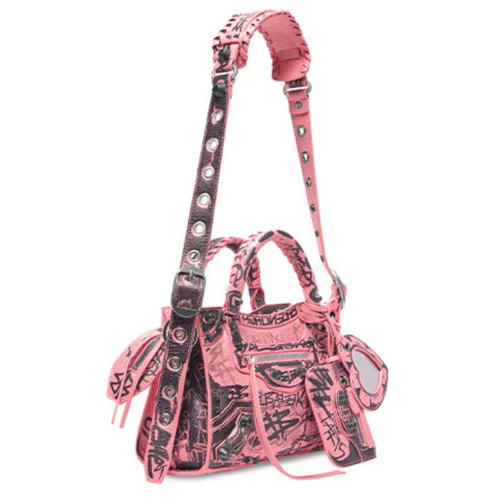 Balenciaga o1w1db10525 Size: OS / Neo Cagole XS Handbag Graffiti Size ONE SIZE - 2 Thumbnail