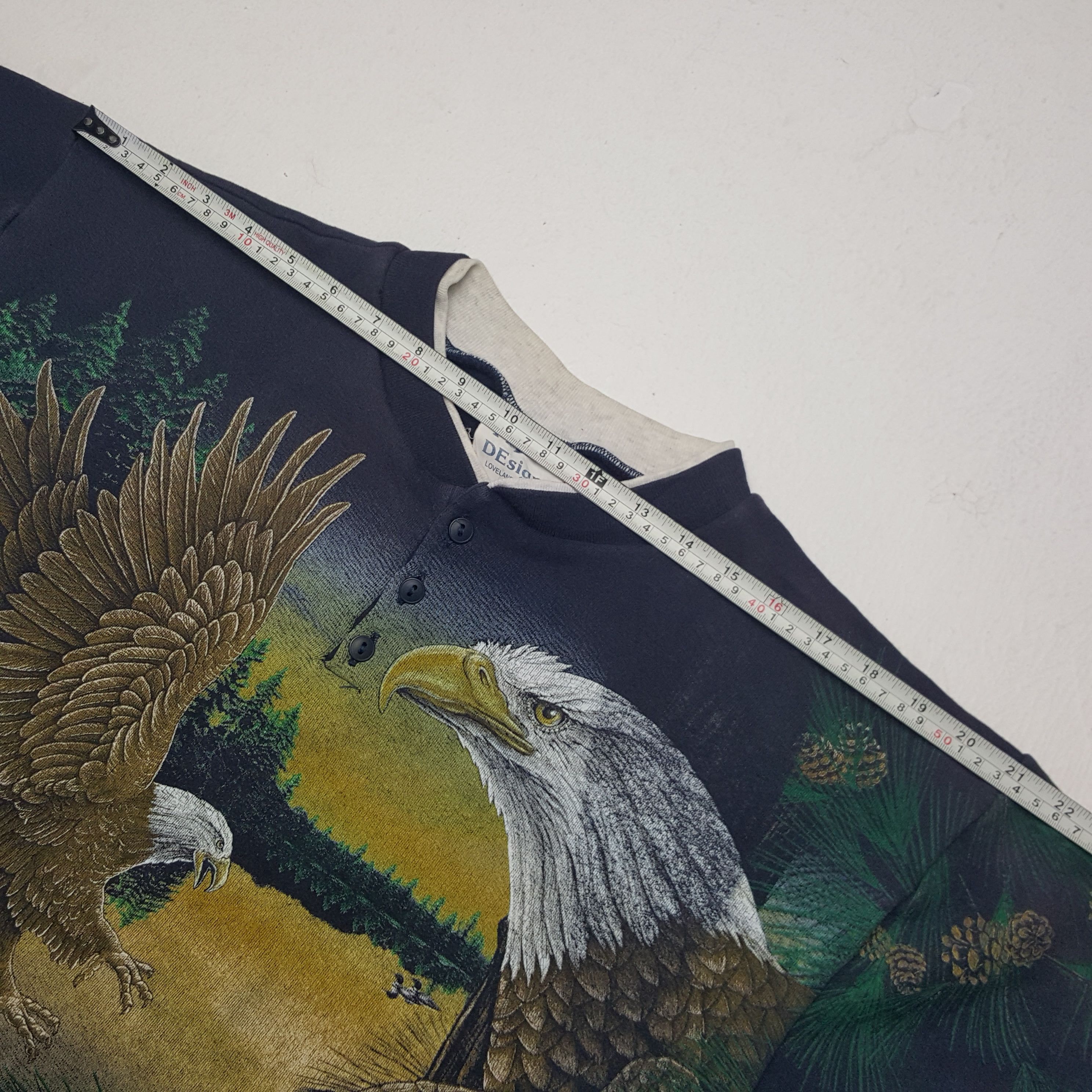 Vintage Vintage ABC The Eagle Art Design Full Print Sweatshirt Size US M / EU 48-50 / 2 - 6 Thumbnail