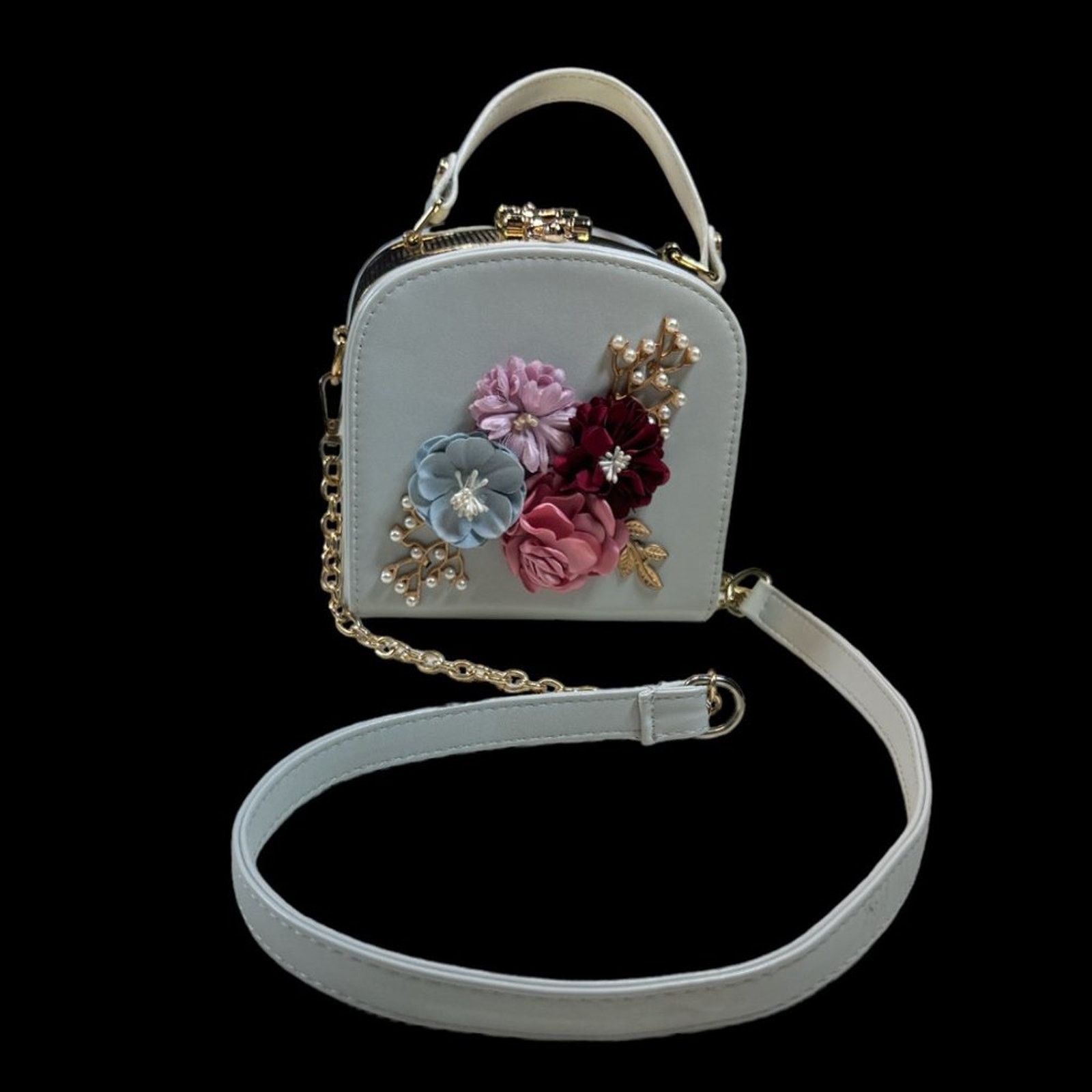 NBDN Nobrandedon Floral Fashion Crossbody Handbag Size ONE SIZE - 2 Thumbnail