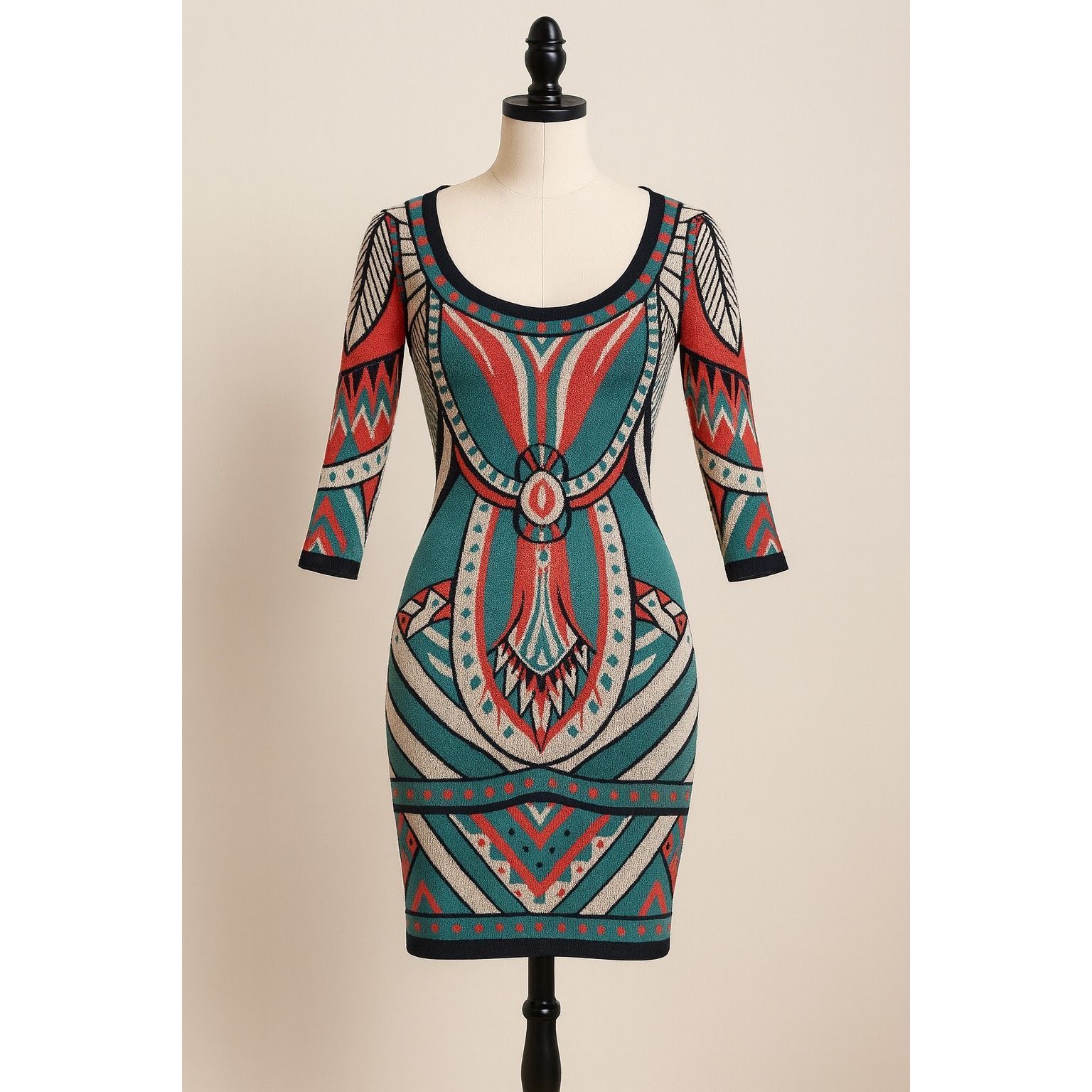 Other Flying Tomato Geometric Bodycon Knit Dress Small Size S / US 4 / IT 40 - 1 Thumbnail