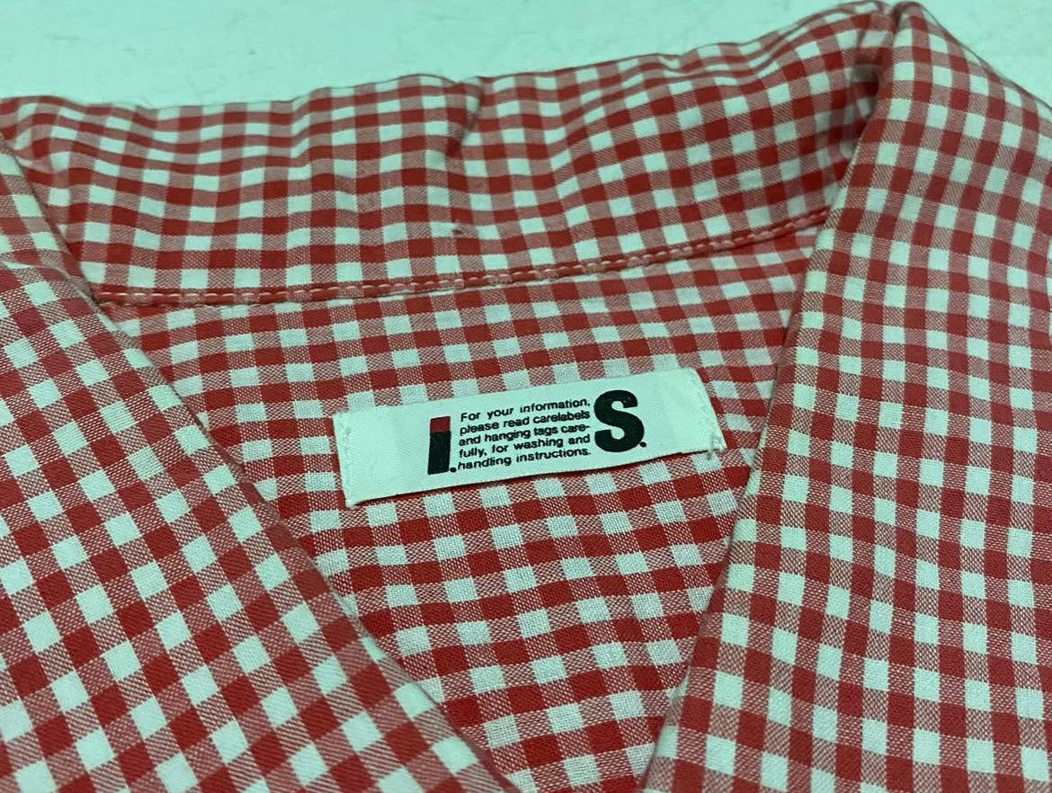 Issey Miyake 2000s Issey Miyake I.S Plaid Pocket Ls Button Shirt Size US L / EU 52-54 / 3 - 4 Thumbnail