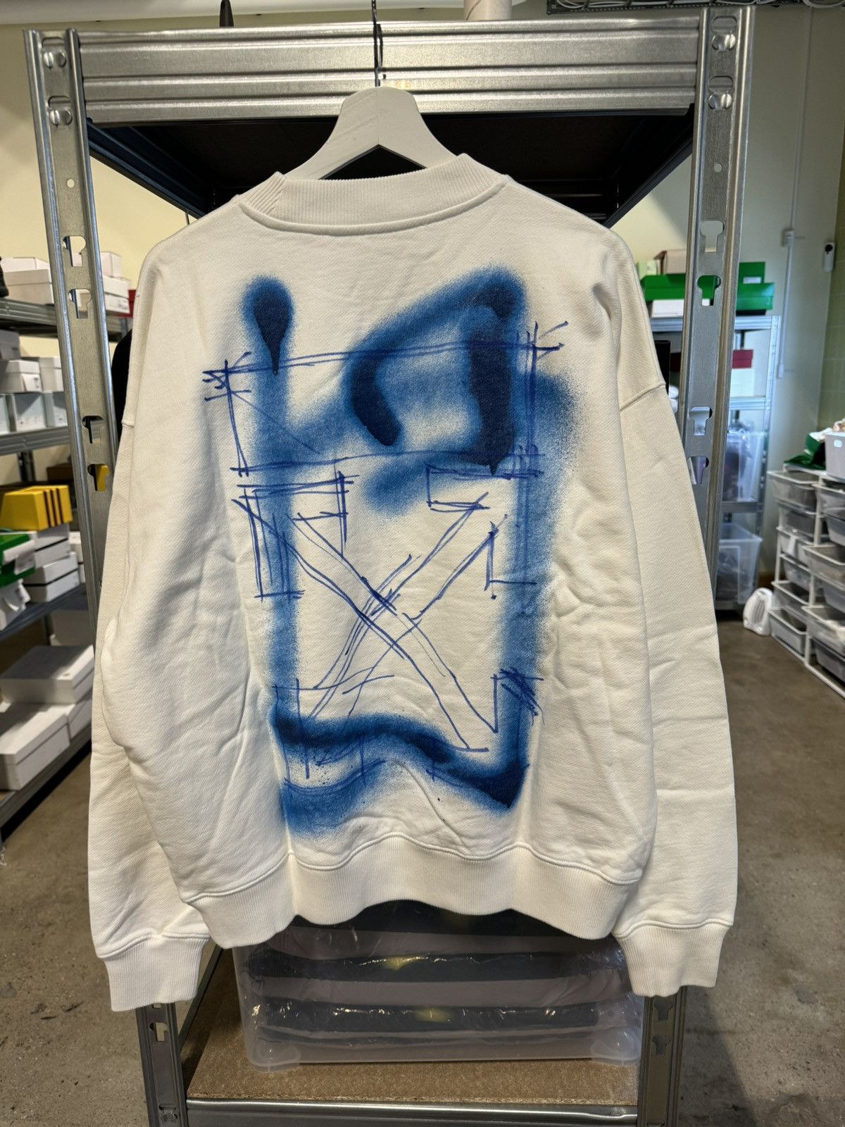 Off-White Off-White Spray Arrow Sweatshirt NEW 750$ Size US M / EU 48-50 / 2 - 1 Thumbnail