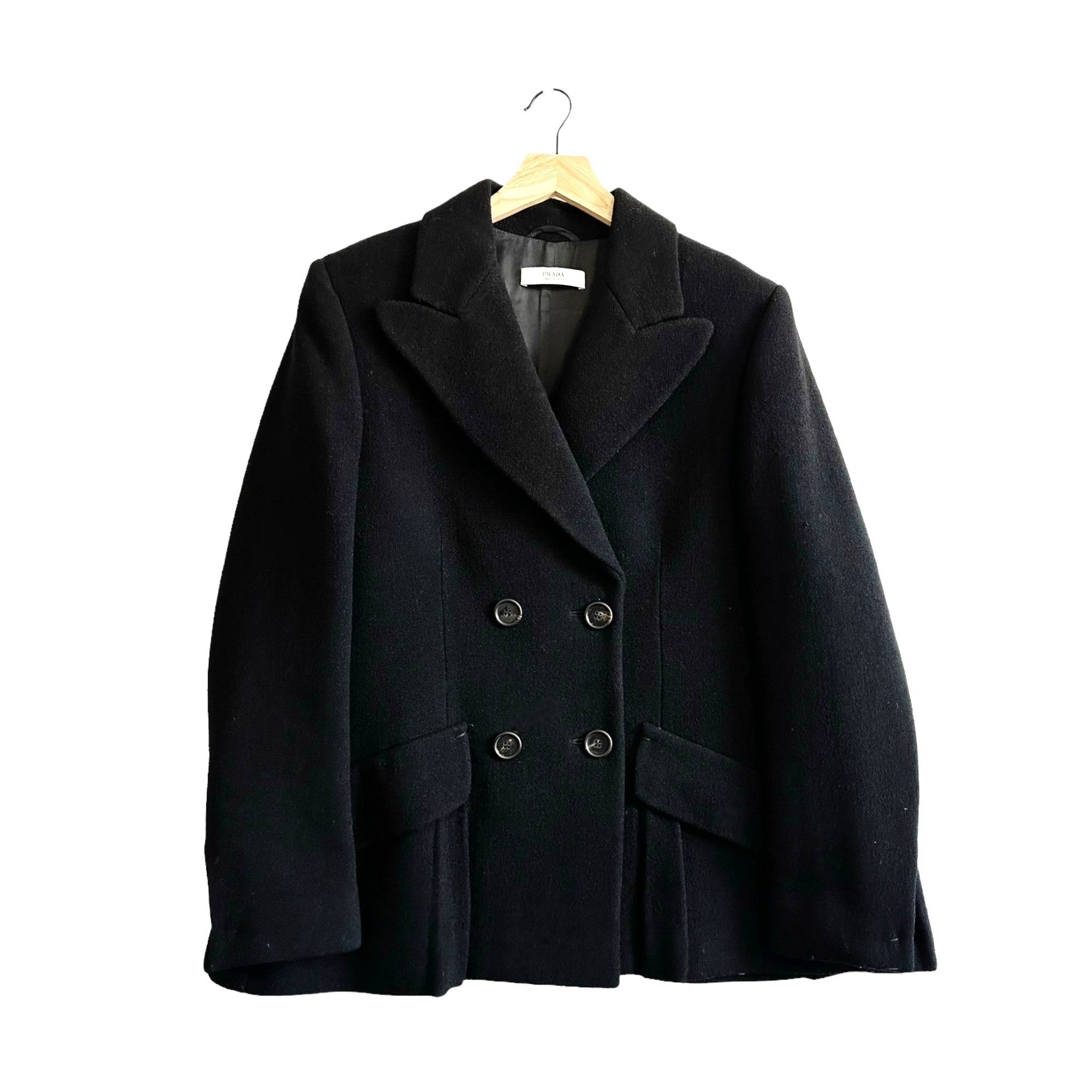 Prada Prada Archival F/W 2009 Runway Look 14 Double-Breasted Wool Size M / US 6-8 / IT 42-44 - 1 Thumbnail