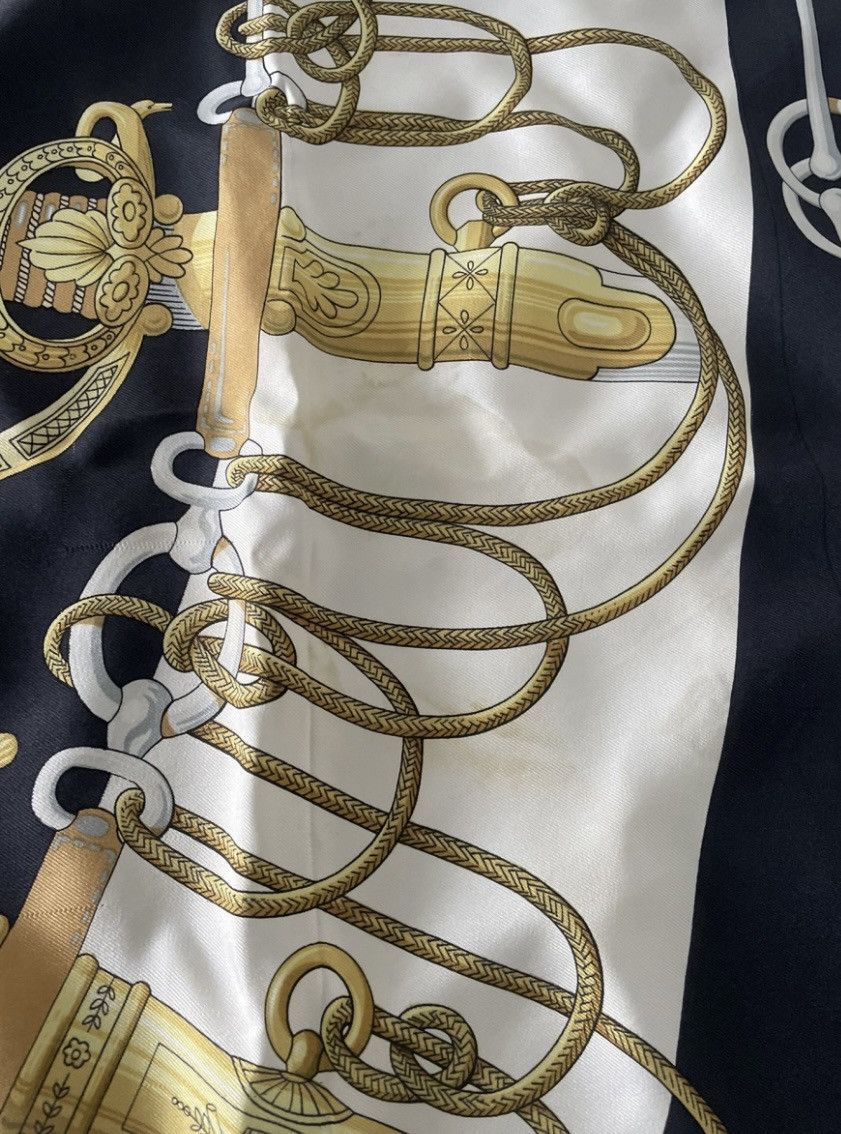 Hermes Navy Hermes scarf Size ONE SIZE - 6 Thumbnail