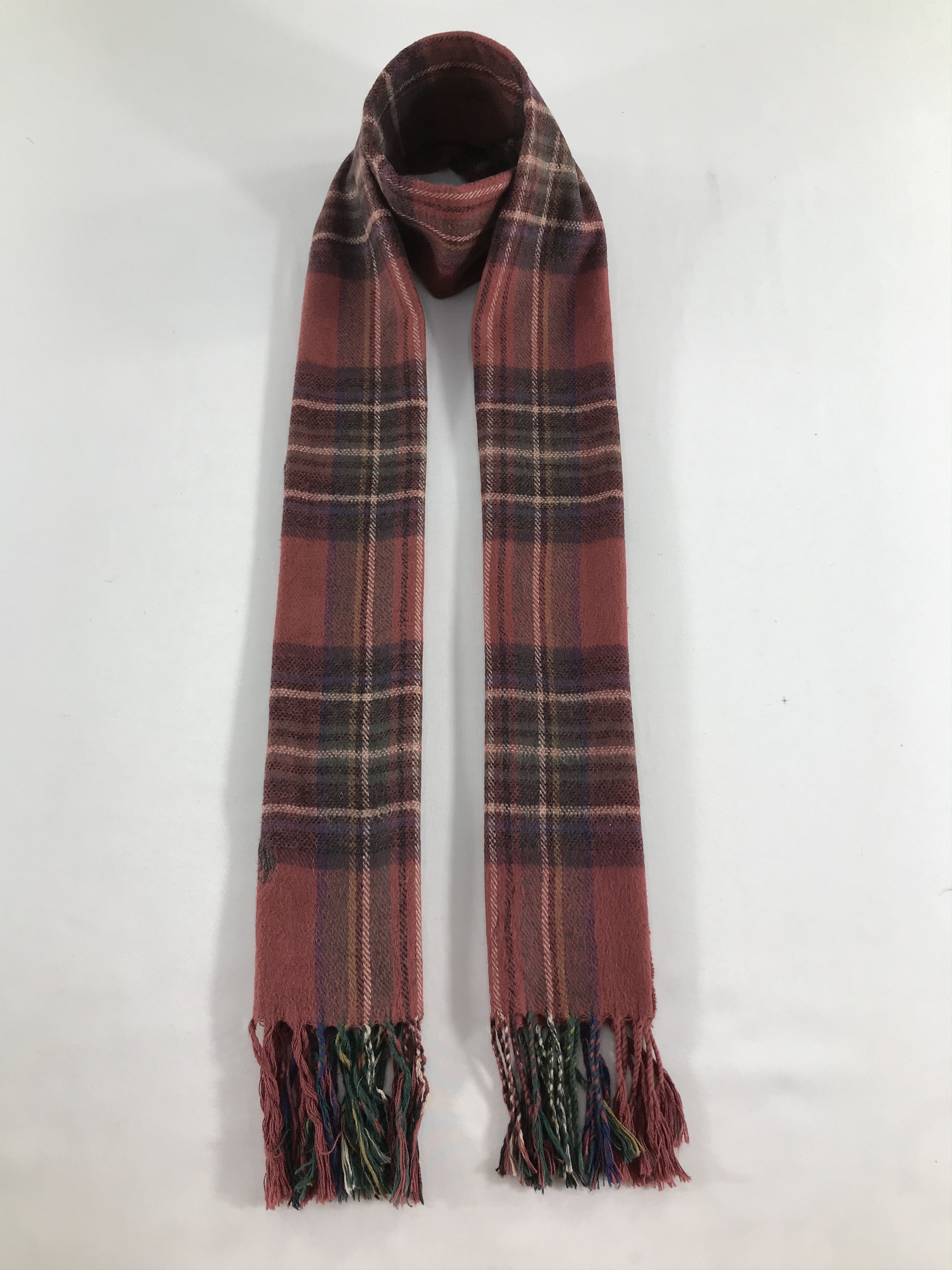 Ralph Lauren Ralph Lauren Tartan Cotton Scarf Muffler V476 Size ONE SIZE - 1 Thumbnail