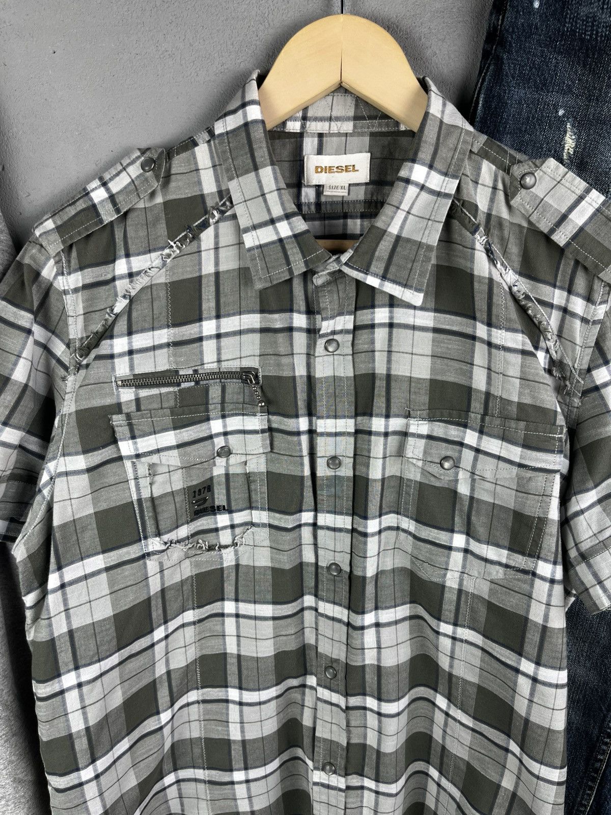 Diesel Diesel shirt vintage 90s Size US XL / EU 56 / 4 - 4 Thumbnail