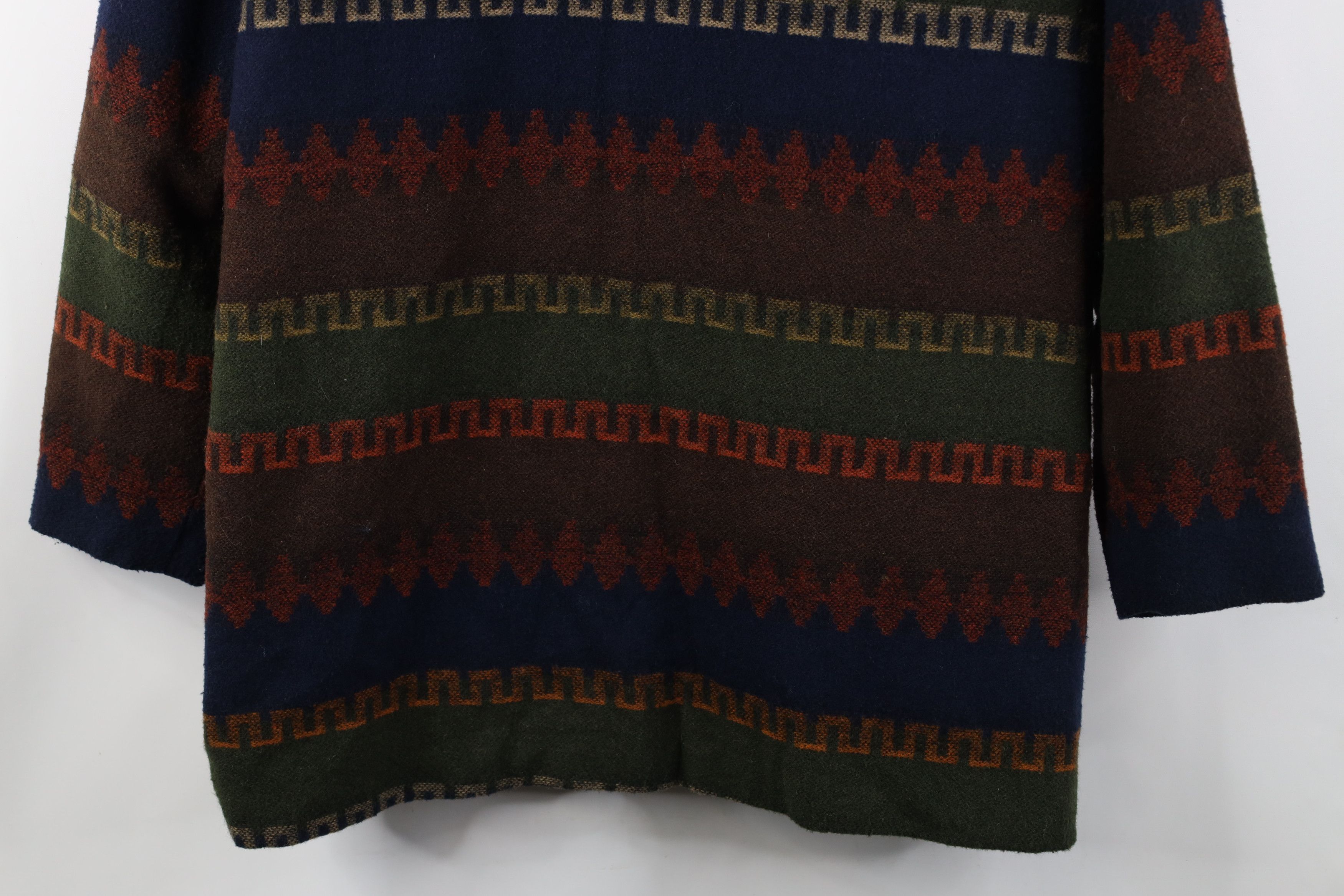 Vintage Vintage 90s Streetwear Southwestern Shawl Blazer Jacket Size L / US 10 / IT 46 - 13 Thumbnail