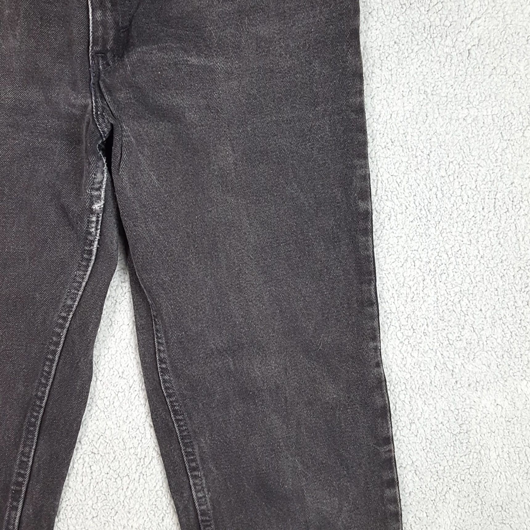 Levi's VINTAGE Levi's 550 Jeans Tapered Women's Size 9 Black High Waist 90s Grunge VTG USA Made Size 30" / US 8 / IT 44 - 3 Thumbnail