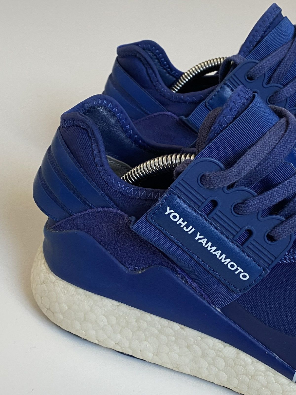 Y-3 Adidas Y-3 Yohji Yamamoto Blue Sneakers On Boost 10.5 / 44.5 Size US 10.5 / EU 43-44 - 3 Thumbnail
