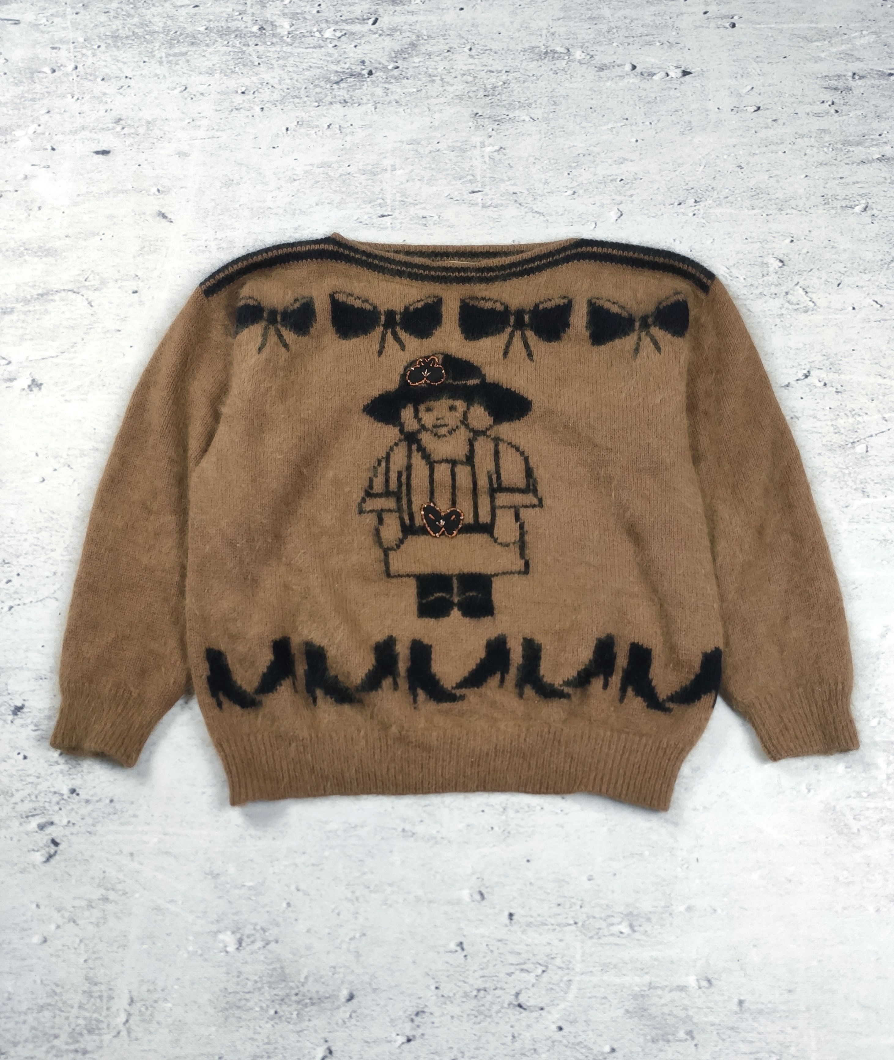Vintage Malina Wong women angora sweater Size M / US 6-8 / IT 42-44 - 1 Thumbnail