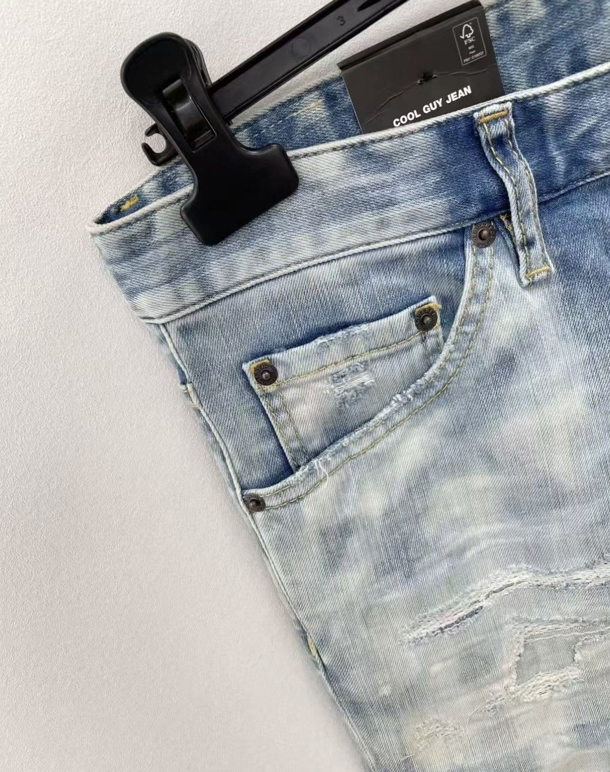 Dsquared2 DSQUARED2 D2 Stretch Washed Distressed Destroyed Jeans J30 Size US 34 / EU 50 - 3 Thumbnail