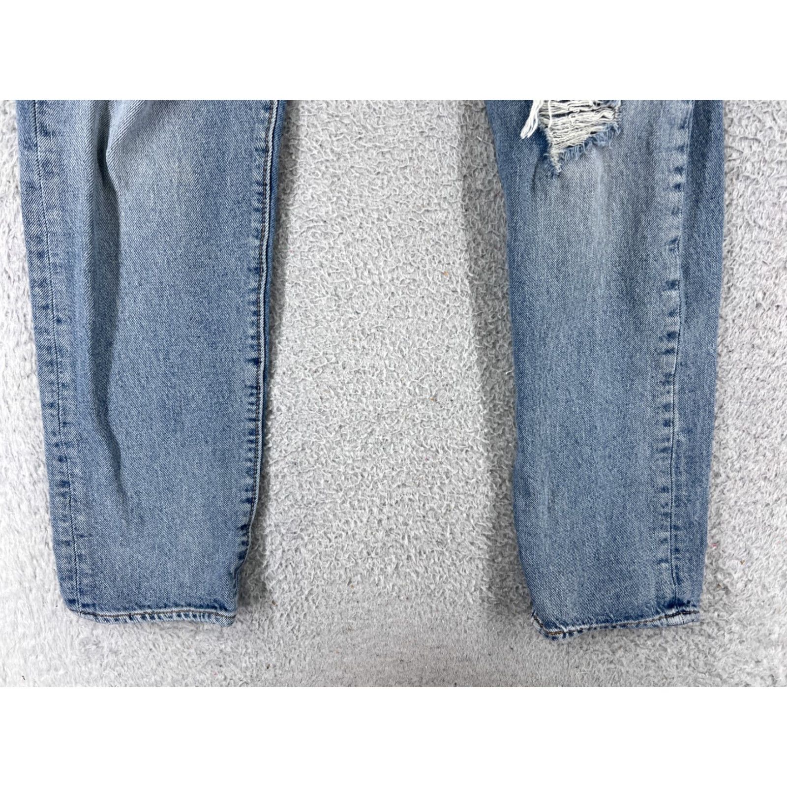 Levi's Levi's Jeans Men 30 Blue Denim Distressed 5-Pocket Slim Regular Size 30x28 Cotton Blue Jeans Size US 30 / EU 46 - 6 Thumbnail