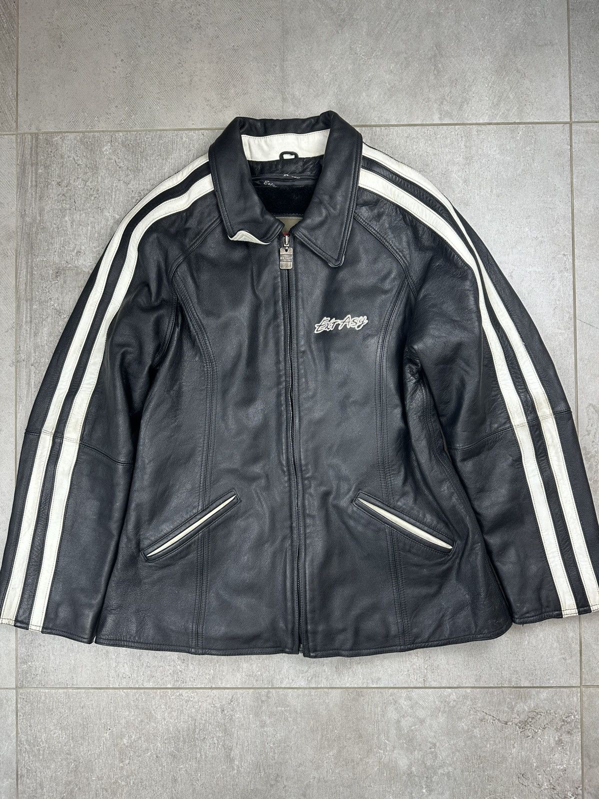 Other Vintage Extasy Leather Racing Jacket – 2XL Size US XXL / EU 58 / 5 - 5 Thumbnail