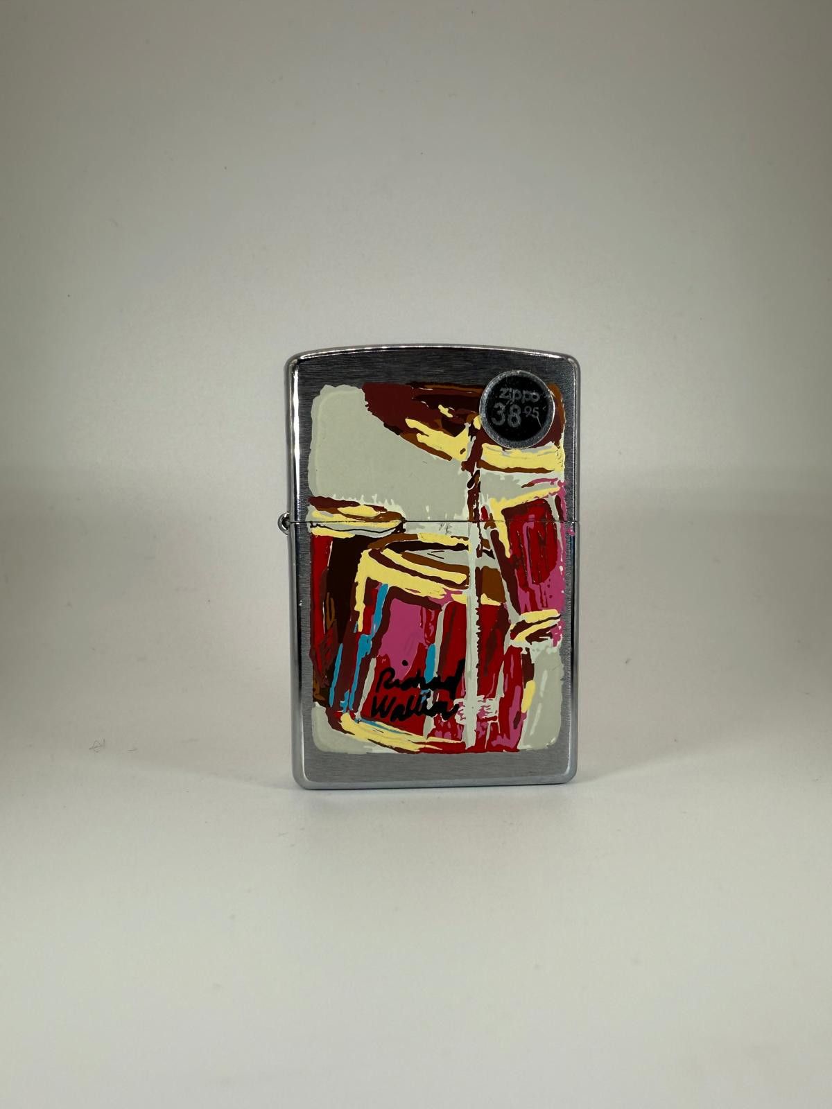 Zippo 90's Zippo Richard Wallich Artwork Windproof Lighter Size ONE SIZE - 2 Thumbnail