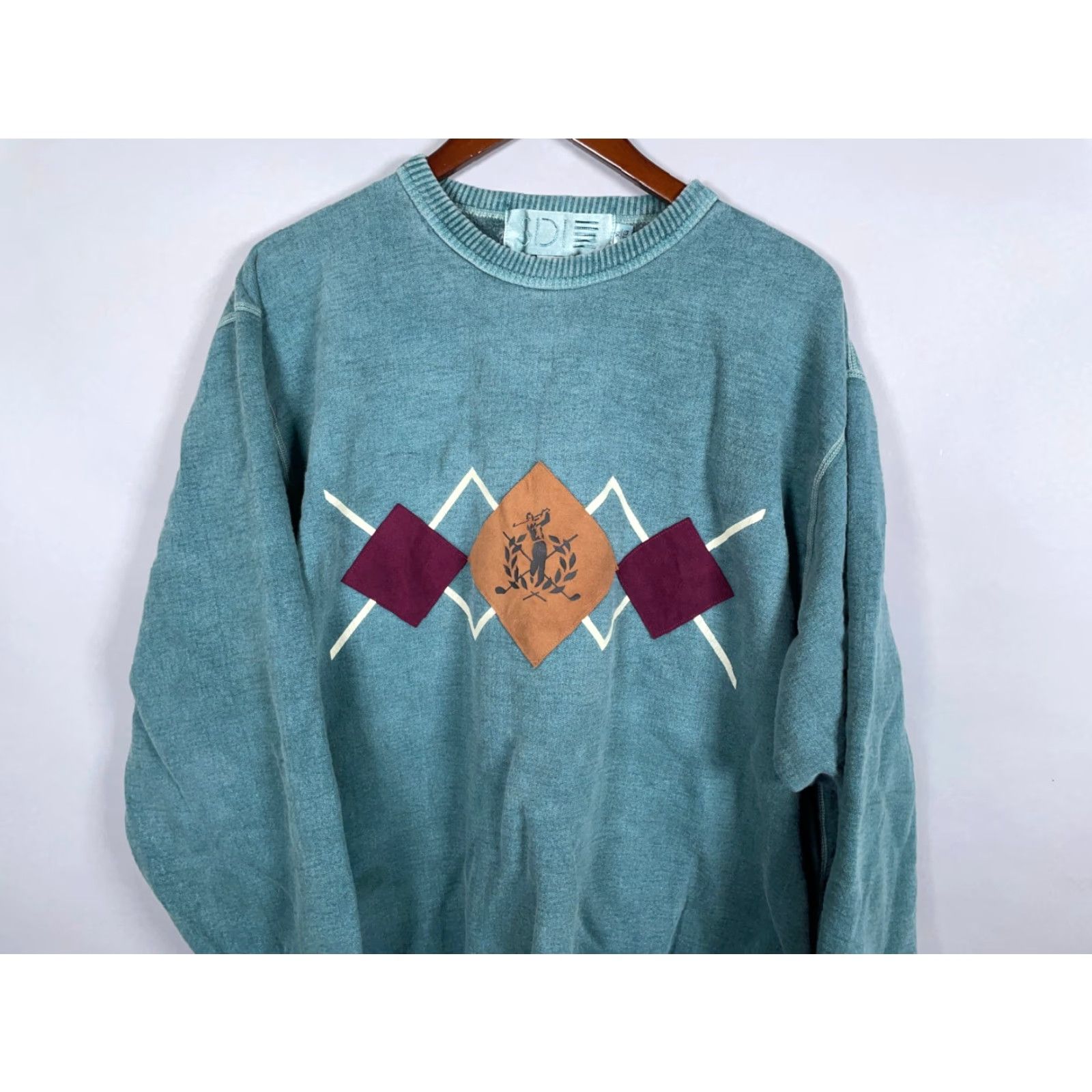 Vintage VINTAGE DSI Golf Sweatshirt Adult XL Green Crewneck Pullover Heavyweight 90s Retro Sports Men Size US XL / EU 56 / 4 - 4 Thumbnail