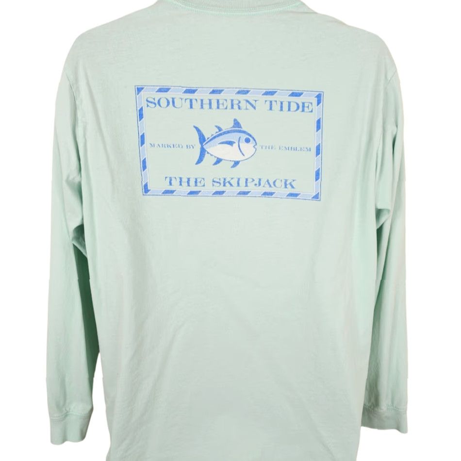 Southern Tide Southern Tide Skipjack Tuna T Shirt Mens L Blue Sport Fishing Size US L / EU 52-54 / 3 - 4 Thumbnail