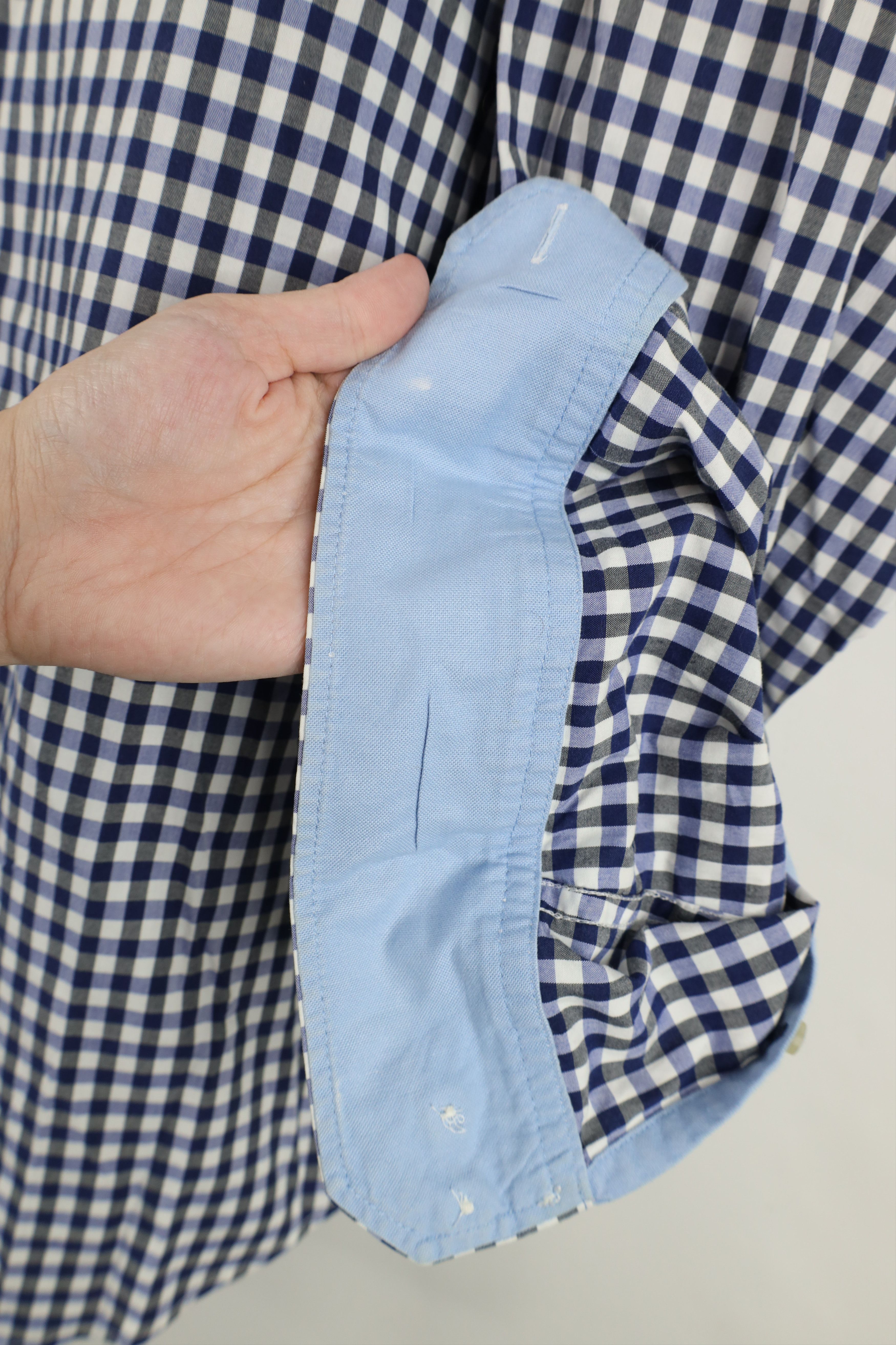 Banana Republic Banana Republic Wash Camden Fit Collared Button Shirt Plaid Size US XL / EU 56 / 4 - 10 Thumbnail