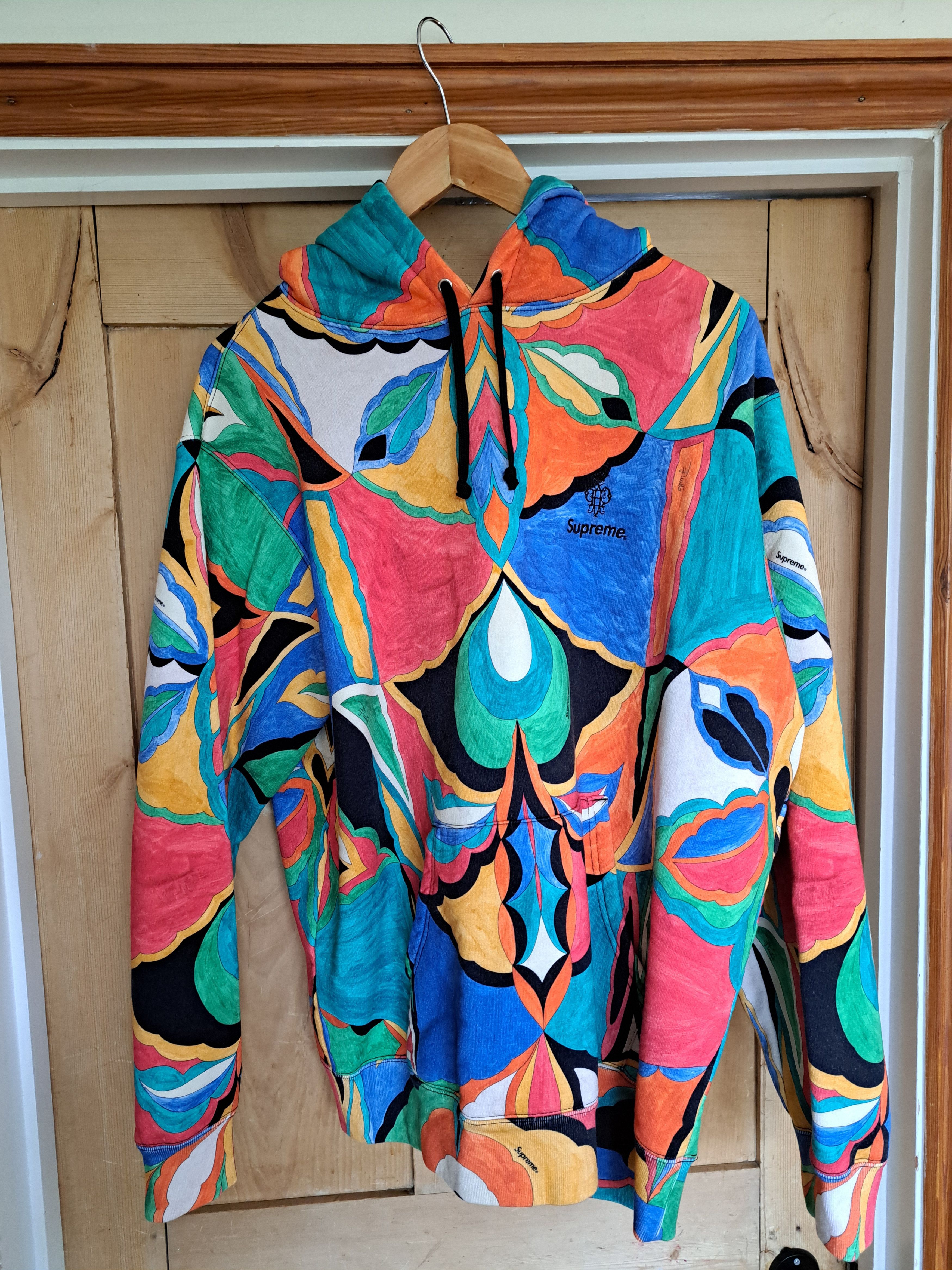 Supreme Supreme x Emilio Pucci Hooded Sweatshirt Size US L / EU 52-54 / 3 - 1 Thumbnail