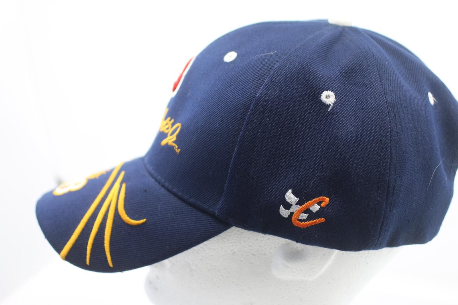 NASCAR Budweiser Dale Earnhardt Jr #8 Navy Blue Embroidered Cap Hat Size ONE SIZE - 4 Thumbnail