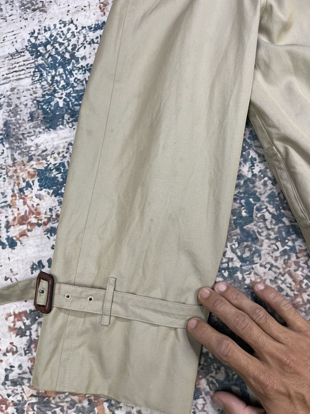 Burberry Vtg Burberry London Nova Check Double Layer Trench Coats Size US L / EU 52-54 / 3 - 6 Thumbnail