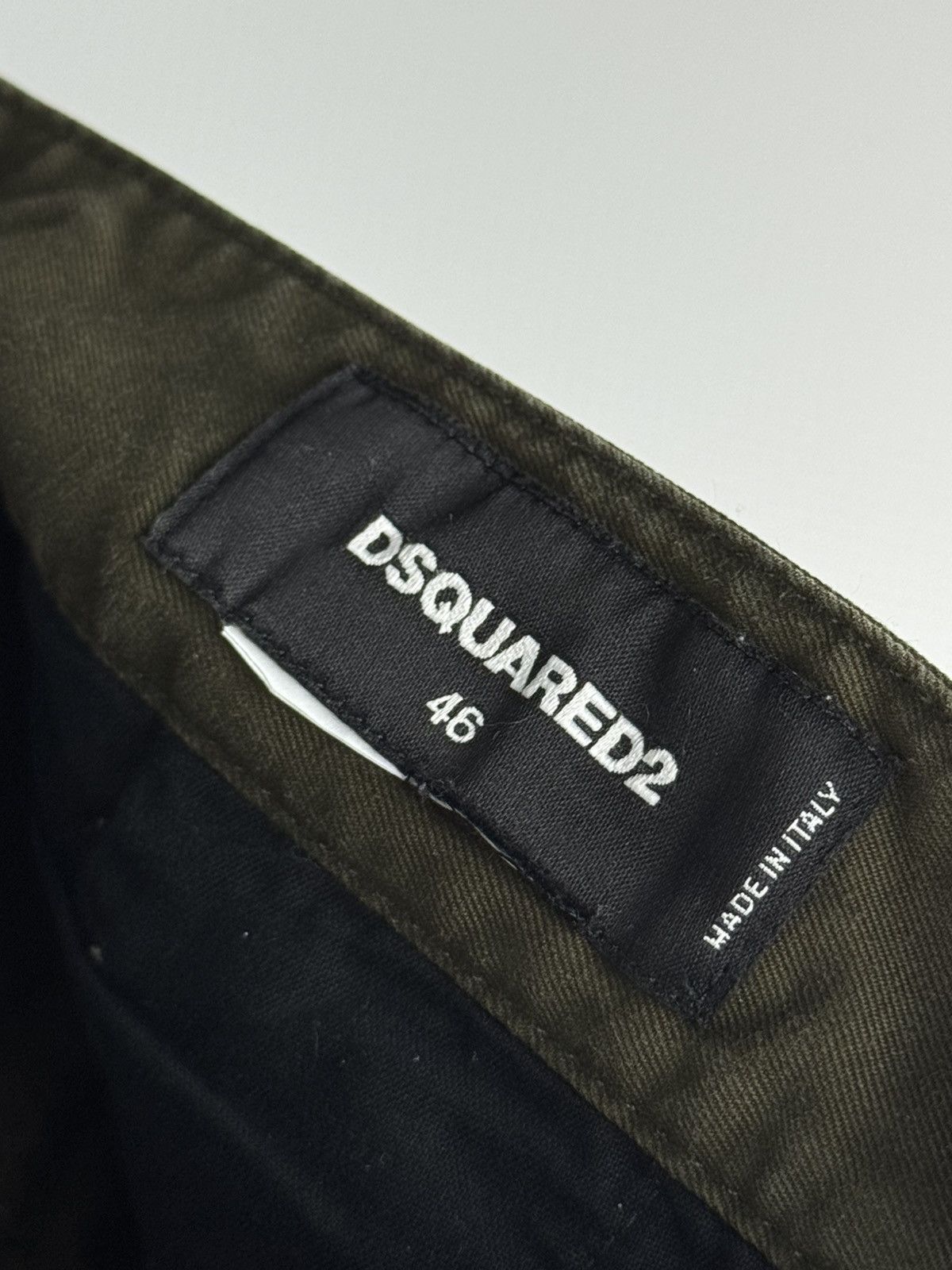 Dsquared2 Dsquared2 Sexy Cargo Biker Patch Cropped Pants Olive SS20 Size US 31 - 10 Thumbnail