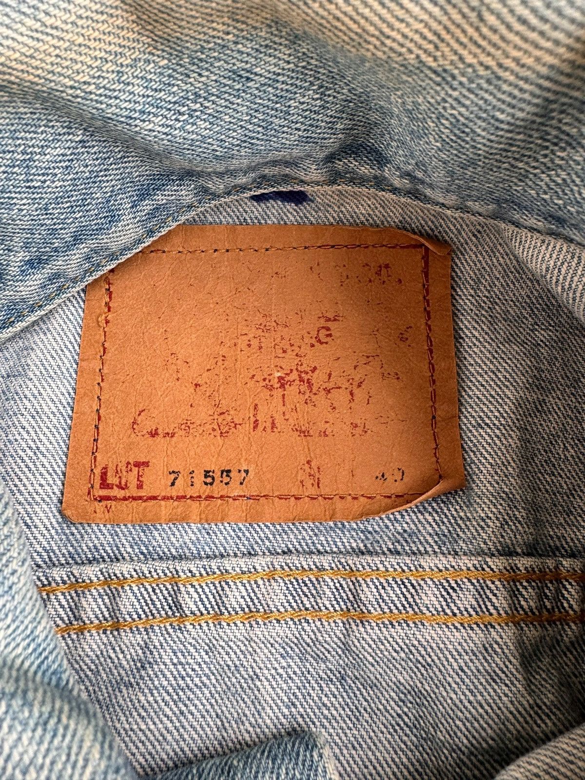Levi's × Levi's Vintage Clothing × Vintage Vintage Levis 557 Trucker Denim Jackwt Size US XXS / EU 40 - 12 Thumbnail
