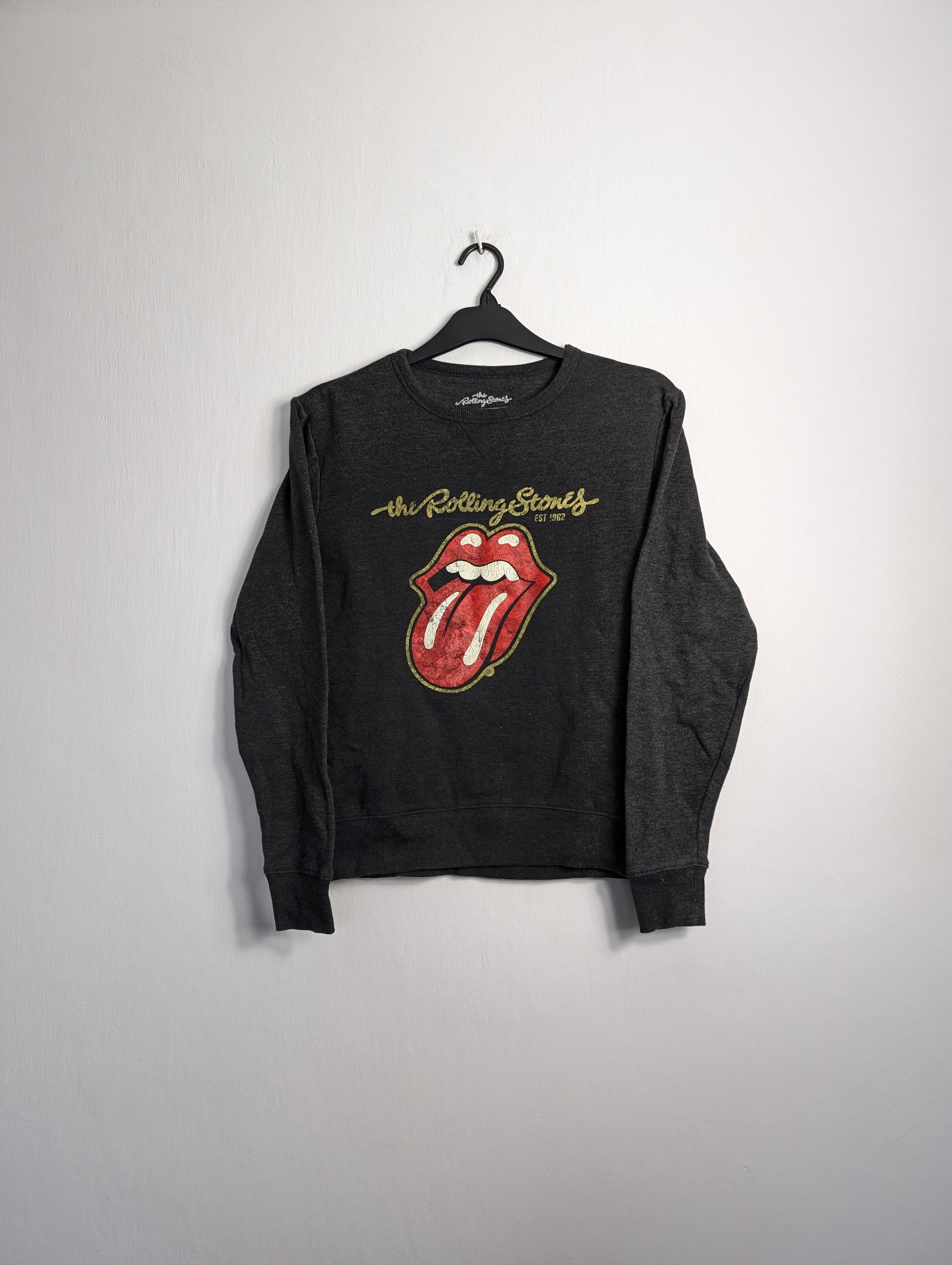 Band Tees × The Rolling Stones The Rolling Stones Tongue Logo Sweatshirt Rock Band Crewneck Size US S / EU 44-46 / 1 - 1 Thumbnail