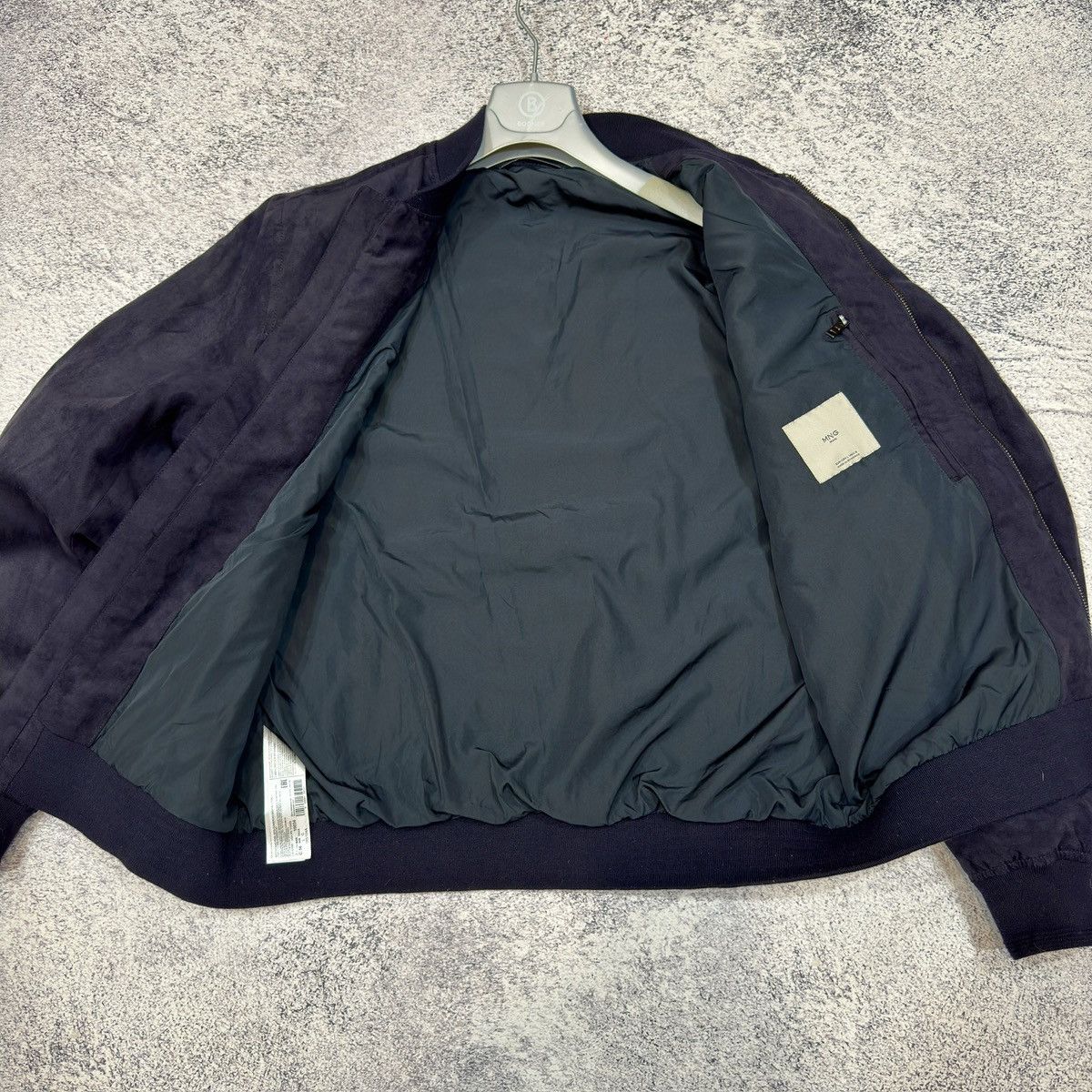 Mango Mango Man Suede-effect mens bomber jacket L size Size US L / EU 52-54 / 3 - 6 Thumbnail