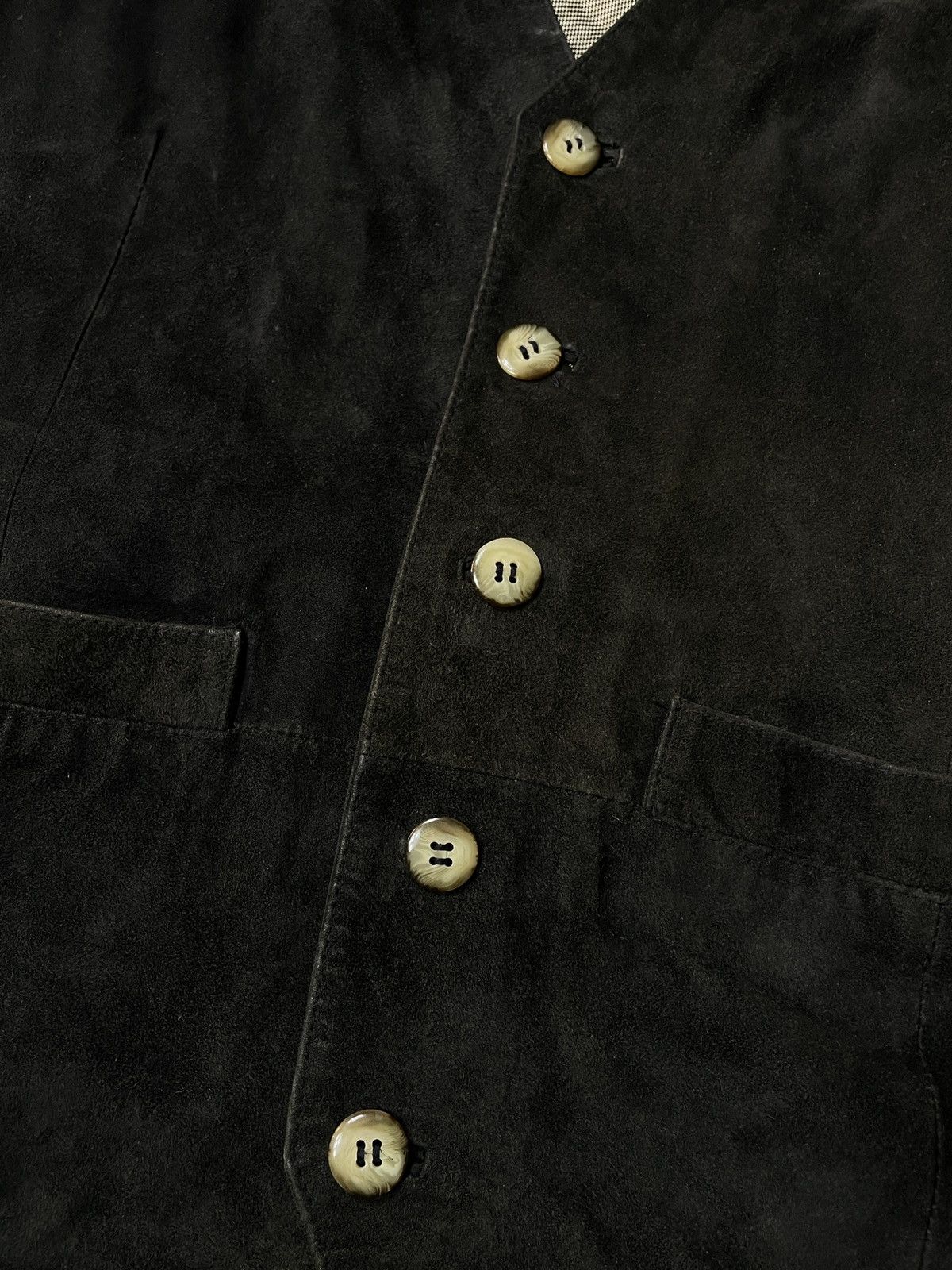 Vintage 🔥Offer🔥Vintage 90s Genuine Real Leather Vest Rare Boxy Fit Size US M / EU 48-50 / 2 - 3 Thumbnail
