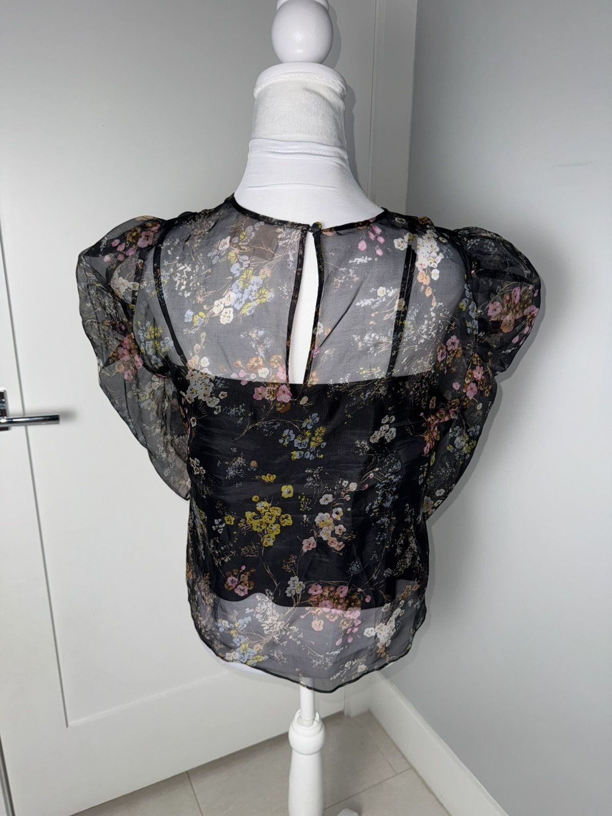 Cinq a Sept Cinq a Sept Sakura Erin Puff Sleeve Blouse/ Size Small Size S / US 4 / IT 40 - 7 Thumbnail