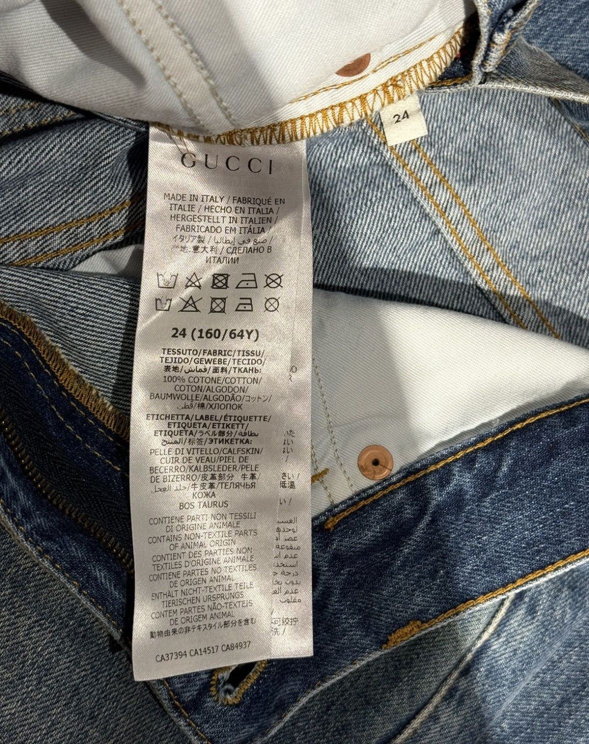 Gucci Gucci Cotton Denim Pants Size 24" / US 00 / IT 34 - 6 Thumbnail