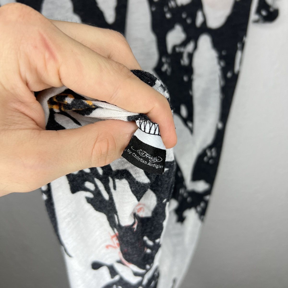 Christian Audigier × Ed Hardy Ed Hardy Christian Audigier Tee Tshirt Swarovski Tiger Y2K Size S / US 4 / IT 40 - 7 Thumbnail