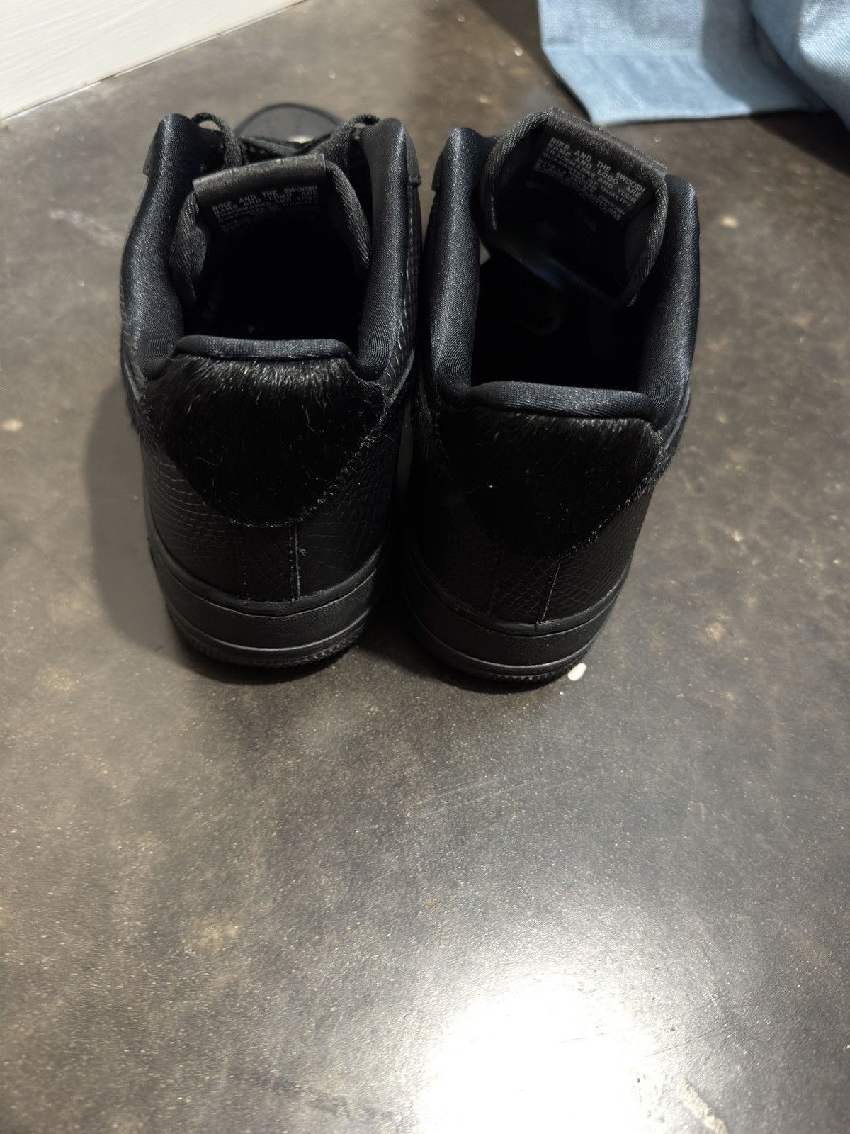 Nike Nike Air Force 1 Low '07 LX 3X Celebration Triple Black Size US 9 / EU 42 - 5 Thumbnail