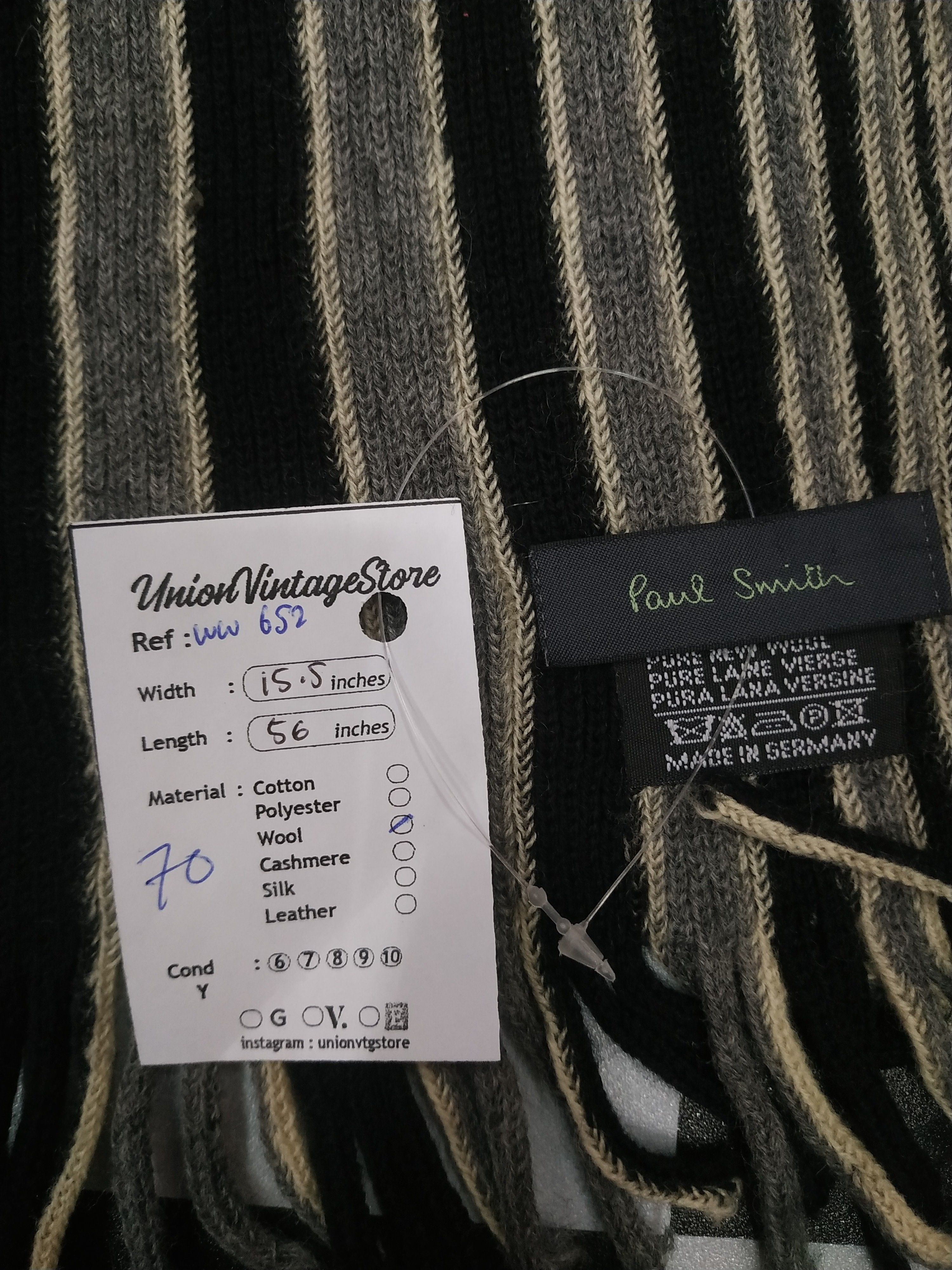 Paul Smith × Vintage Paul Smith Scarf / Muffler / Neckwear - WW652 Size ONE SIZE - 6 Thumbnail