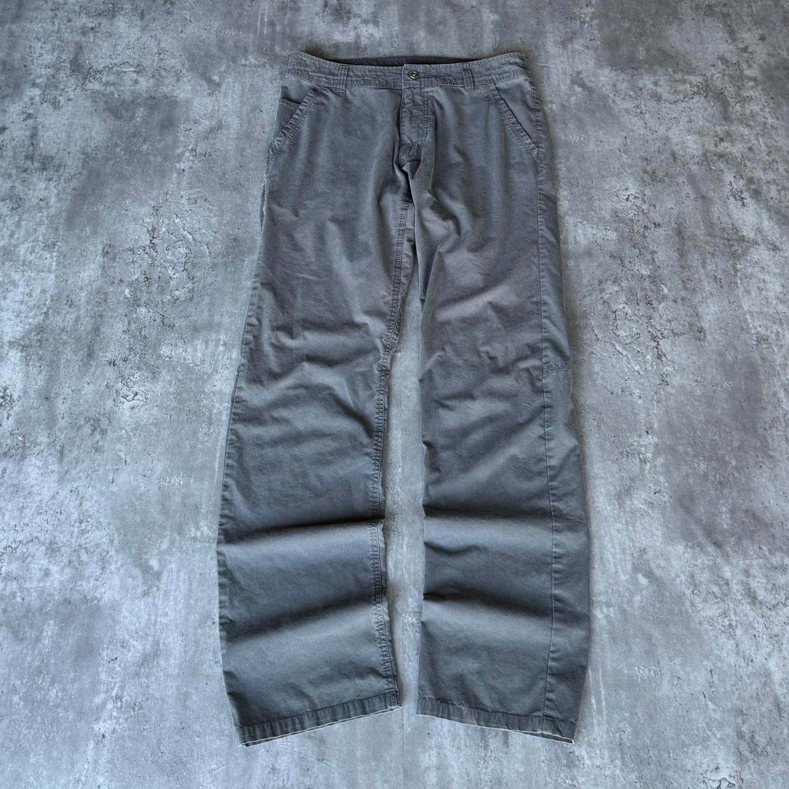 Kuhl × Vintage Kuhl Tonal Grey Technical Skater Grunge Y2K Unique Pants Size US 34 / EU 50 - 1 Thumbnail