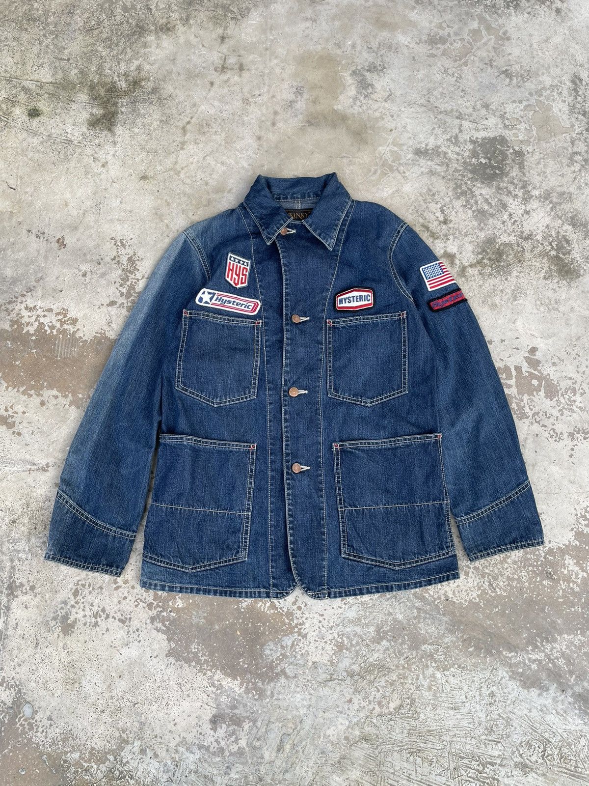 ジャケット・アウター HYSTERIC GLAMOUR KINKY Denim Jacket y2k HYSTERIC GLAMOUR KINKY Denim Jacket y2k