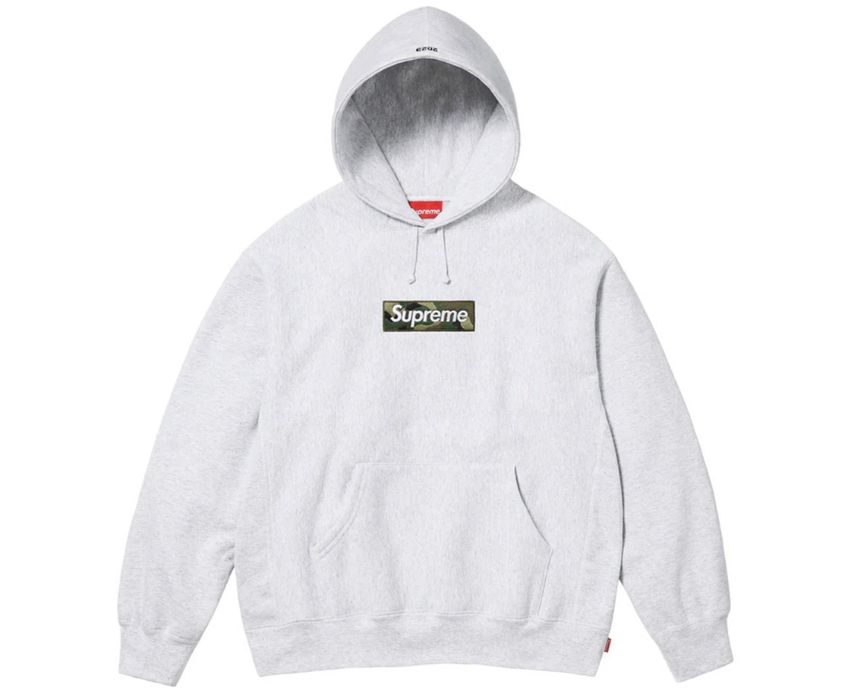 Supreme Supreme 23FW Box Logo Hooded Sweatshirt Ash Grey XXL in