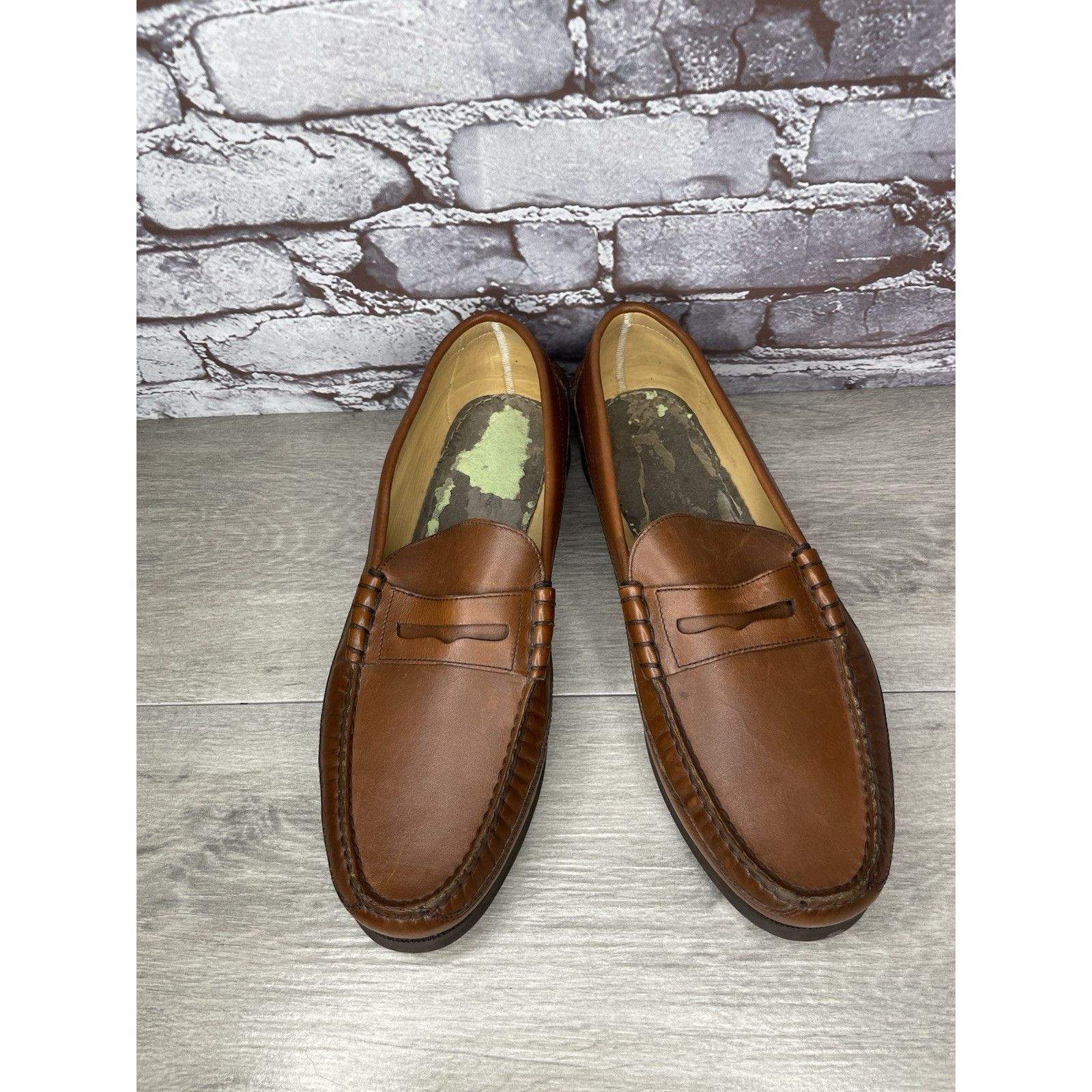 Mephisto Mephisto Spinnaker Brown Leather Penny Loafers Casual Shoes Size US 11.5 / EU 44-45 - 6 Thumbnail