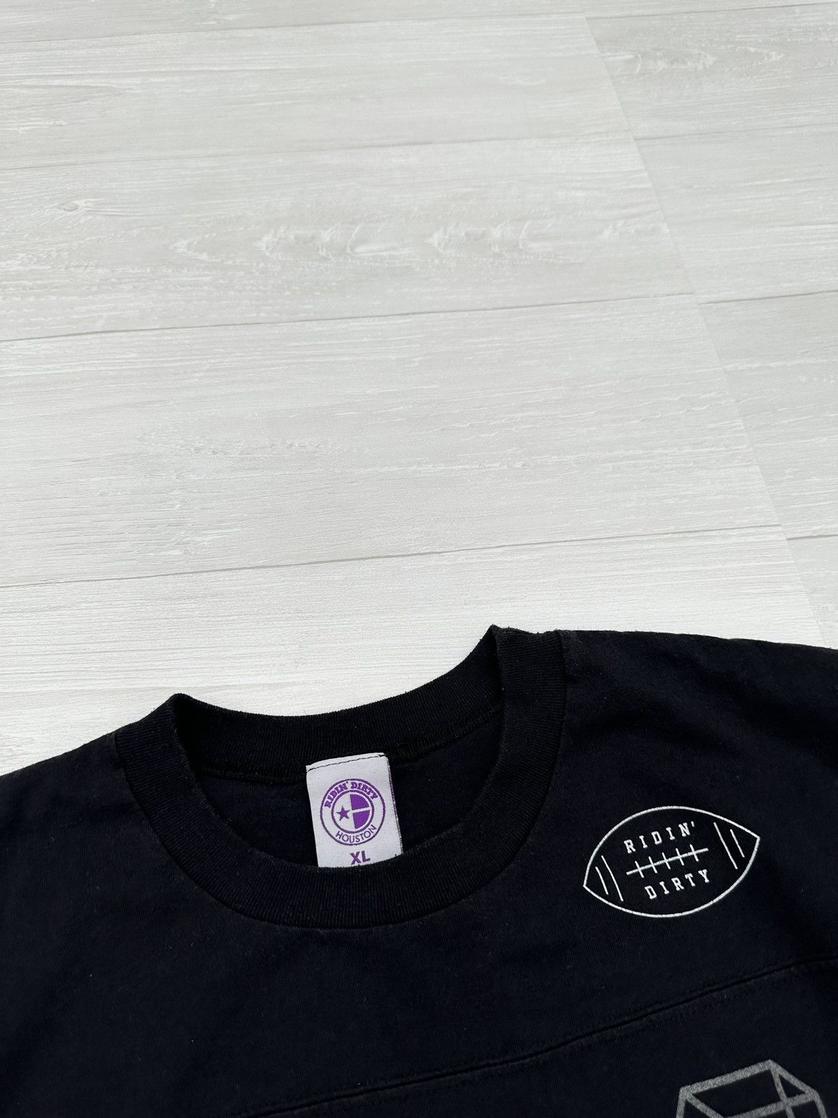 Other Ridin' Dirty Black 3/4 Zip Baseball Shirt "84" Sz. XL Riding Size US XL / EU 56 / 4 - 6 Thumbnail