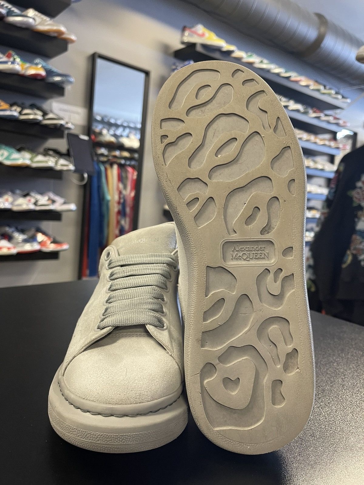 Alexander McQueen Size 8US/41EU - Alexander McQueen Oversized 'Cool Grey” Size US 8 / EU 41 - 9 Thumbnail