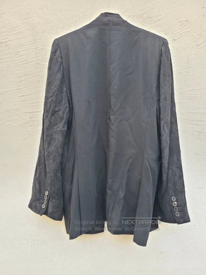 Ann Demeulemeester Ann Demeulemeester Embroidered Black Blazer . Size US L / EU 52-54 / 3 - 5 Thumbnail