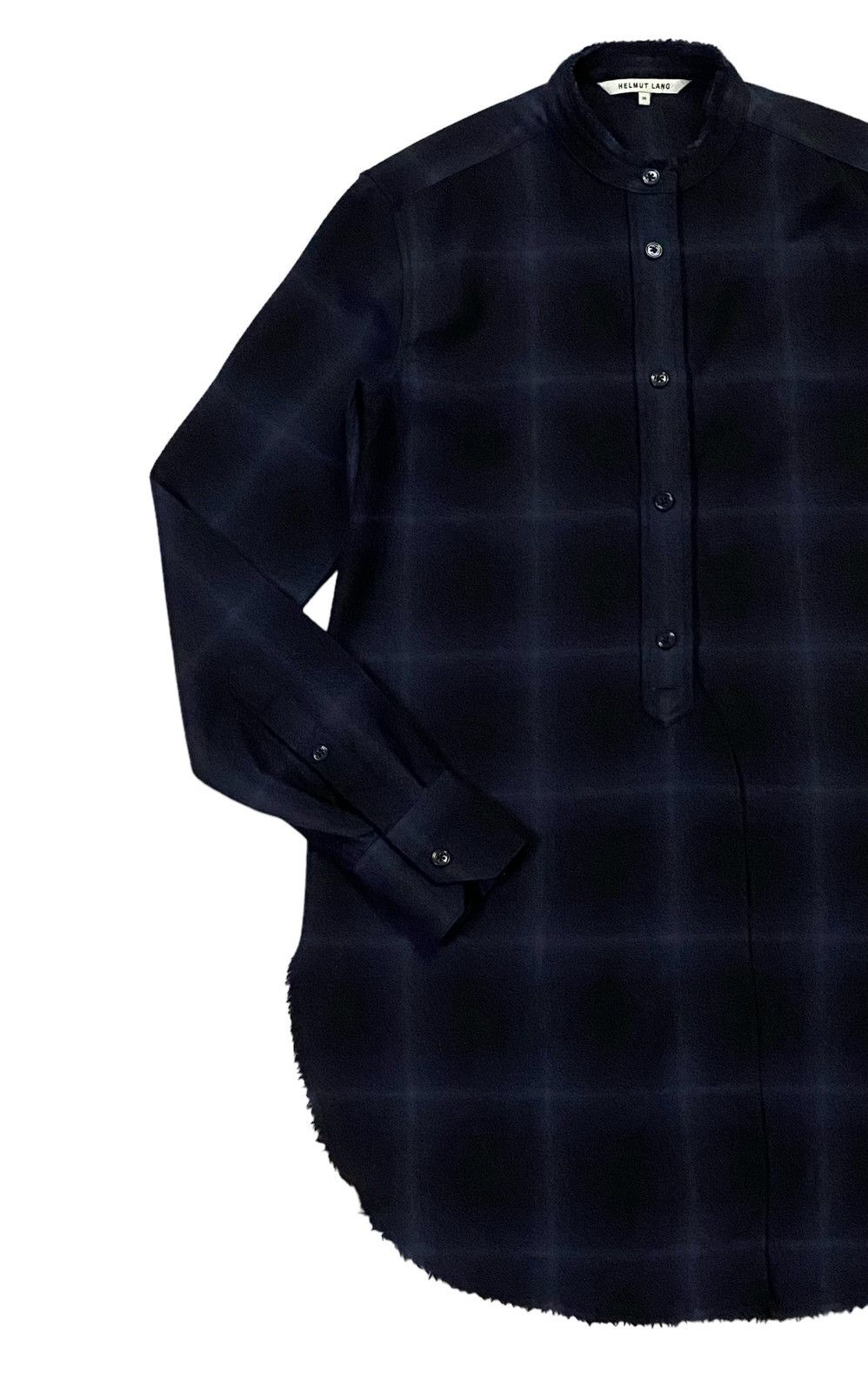 Helmut Lang Helmut Lang Plaid Wool & Cashmere Flannel Shirt Button ups Size XS / US 0-2 / IT 36-38 - 16 Thumbnail