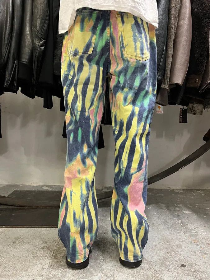 Just Cavalli × Vintage SS2002 Cavalli Hallucination Psycho Pants Size 27" / US 4 / IT 40 - 4 Thumbnail