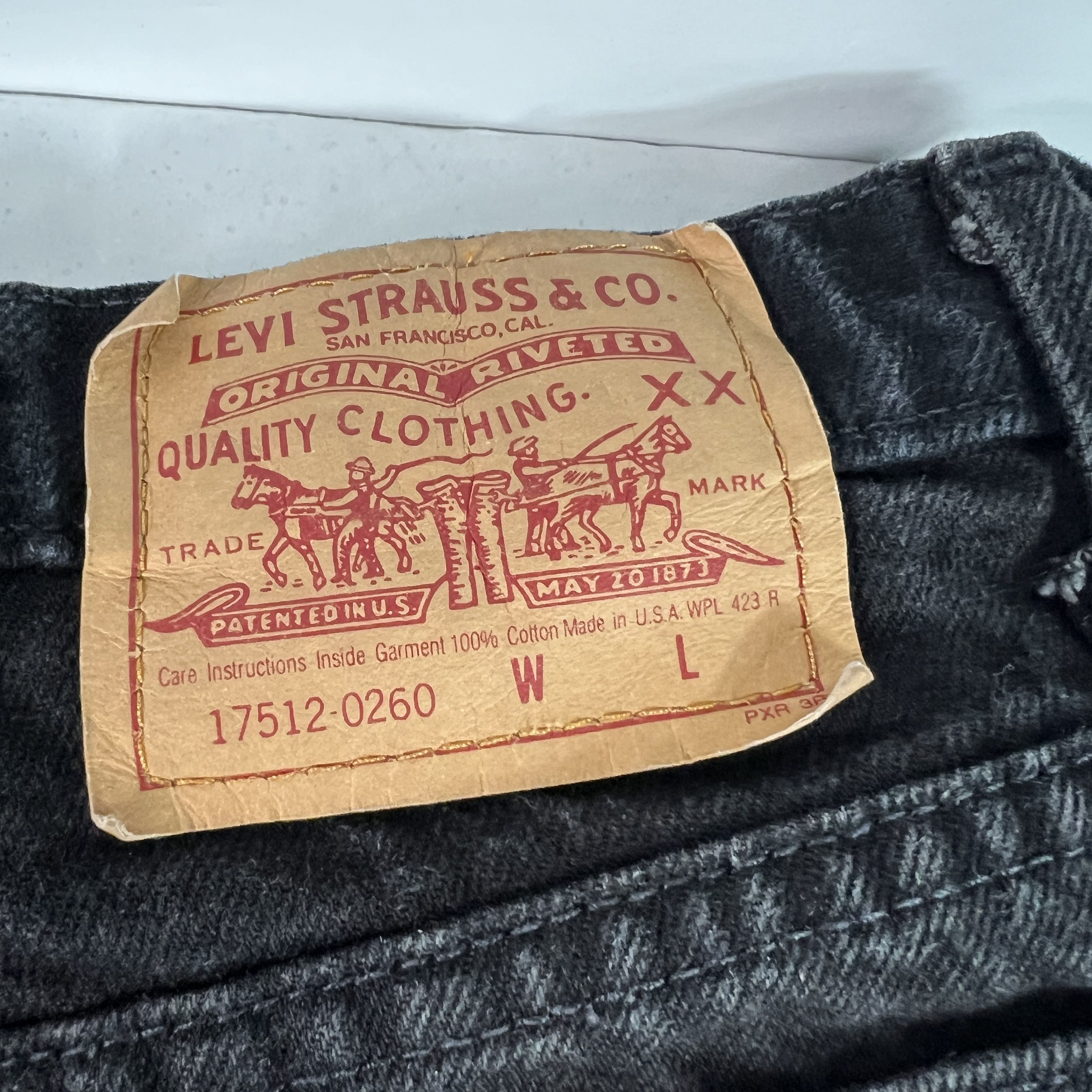 Levi's VTG Levi's Jeans 512 Slim Tapered High Rise Black Denim USA Size 26" / US 2 / IT 38 - 11 Thumbnail