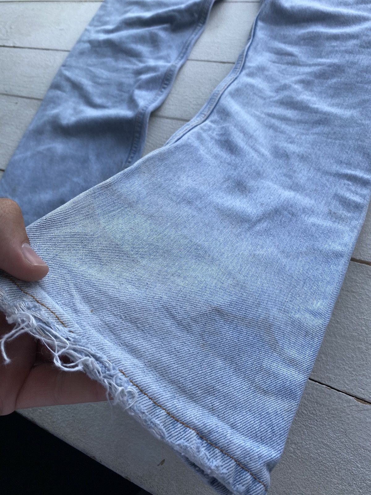 Levi's 🔥VNTG LEVIS 501 LIGHT WASHED DISTRESSED OG BLUE MENS JEANS Size US 30 / EU 46 - 16 Thumbnail