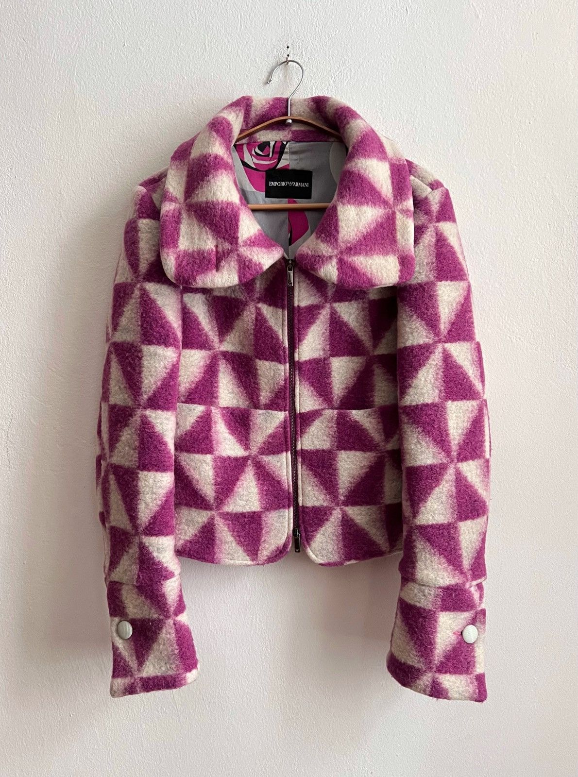 Emporio Armani 2007 Emporio Armani Pattern jacket Size M / US 6-8 / IT 42-44 - 1 Thumbnail