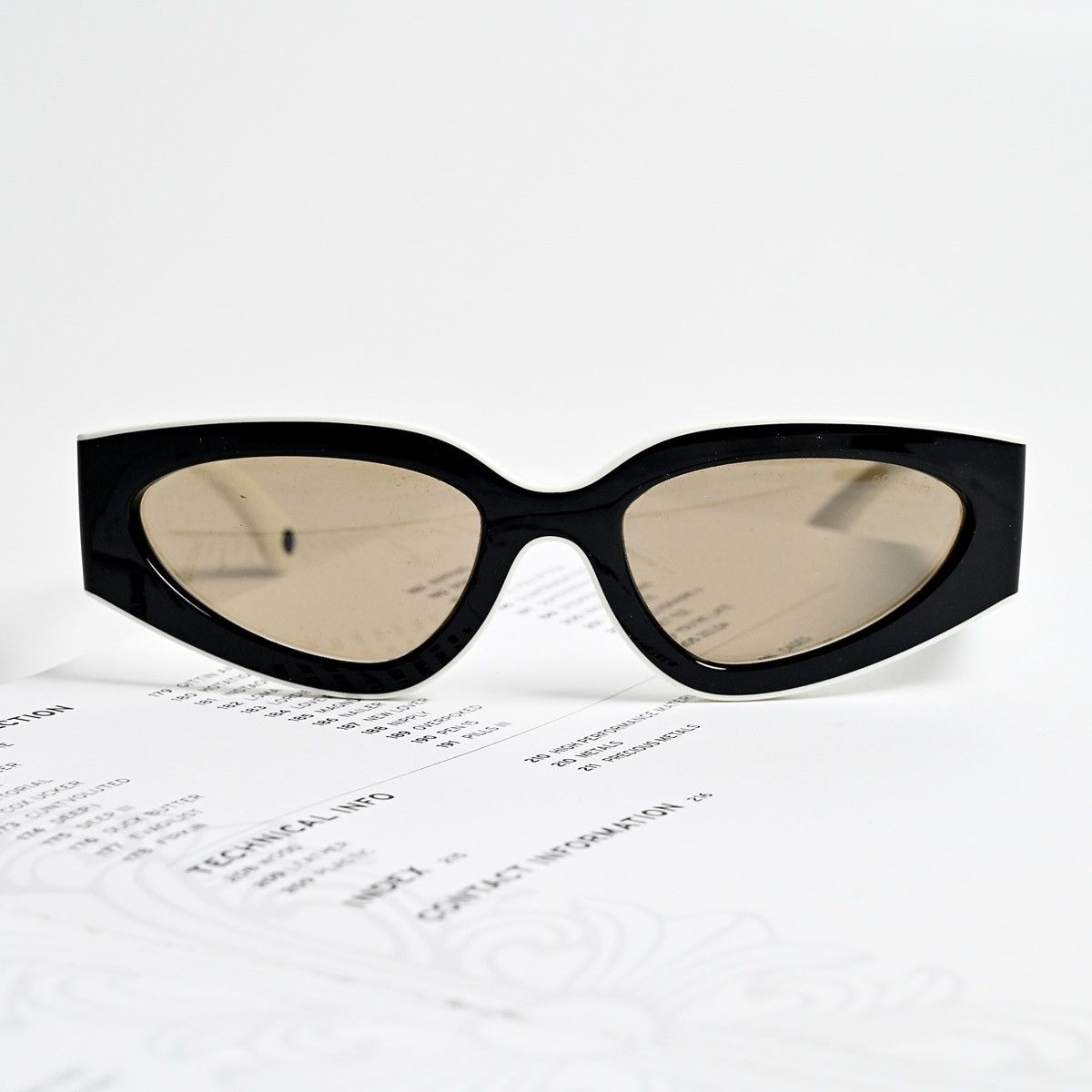 Chanel CHANEL 0CH6056 165653 BLACK WHITE BROWN SUNGLASSES Size ONE SIZE - 4 Thumbnail