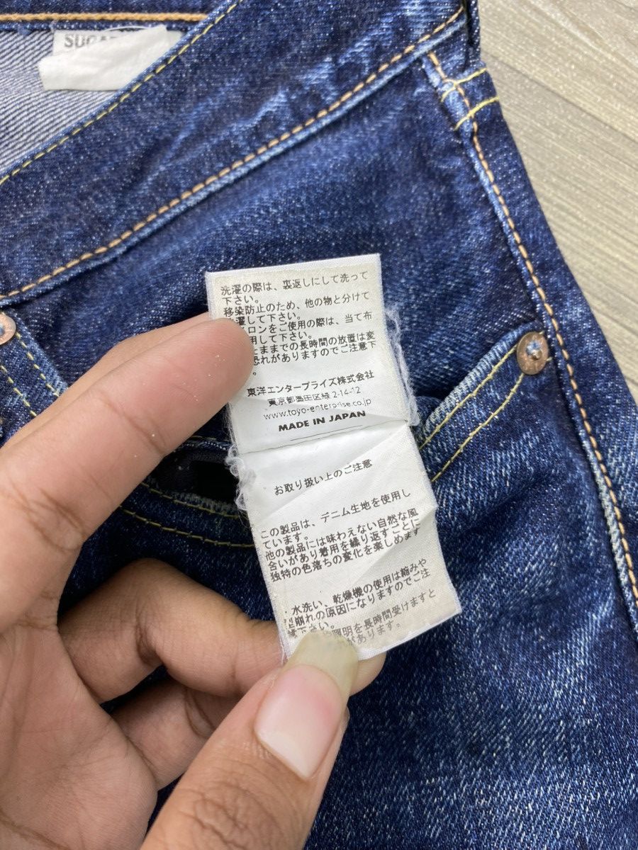 Sugar Cane 🇯🇵Vintage Sugar Cane Japan Rogues Exclusive Selvedge Denim Size US 30 / EU 46 - 11 Thumbnail
