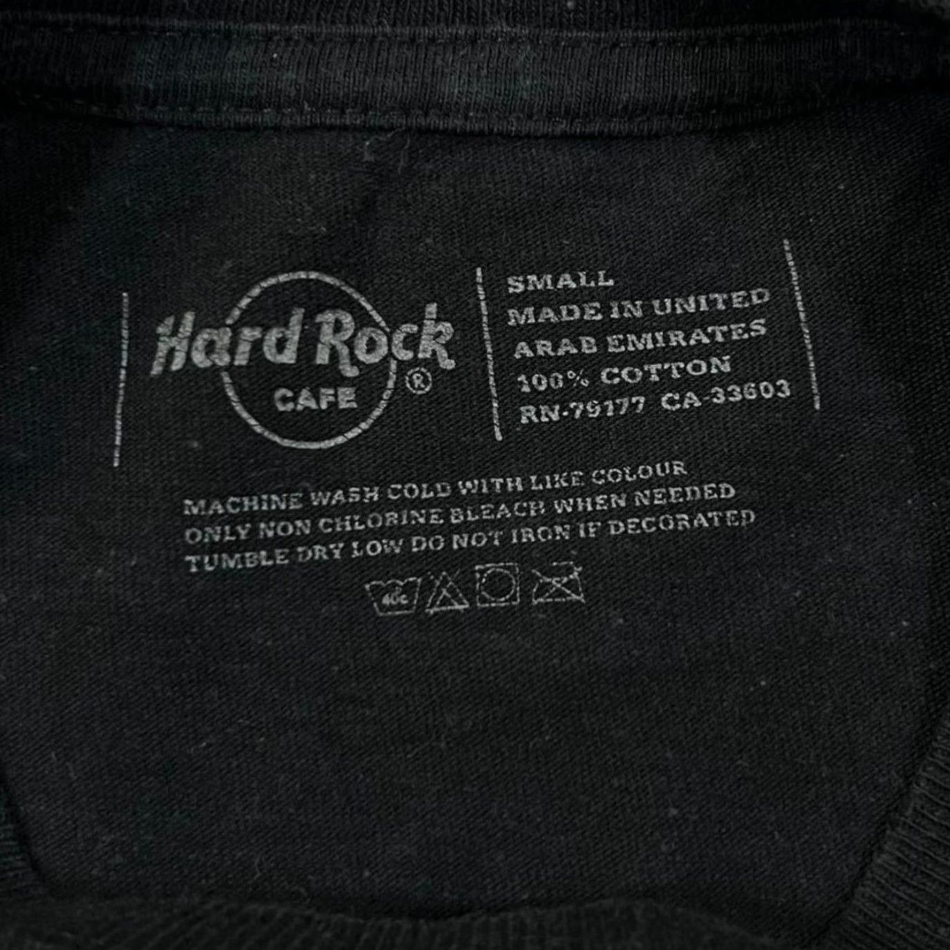 Hard Rock Cafe Hard Rock Cafe Berlin Classic Souvenir Logo Spellout Graphic T-Shirt Small Mens Black Graphic Print Logo 90s KF340 Size US S / EU 44-46 / 1 - 2 Thumbnail